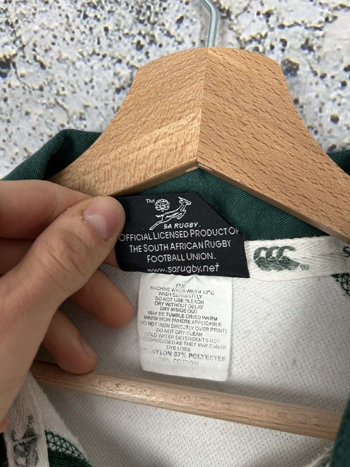 Canterbury of New Zealand Vintage Canterbury of New Zealand South Africa Rugby Jersey Size US XL / EU 56 / 4 - 7 Thumbnail
