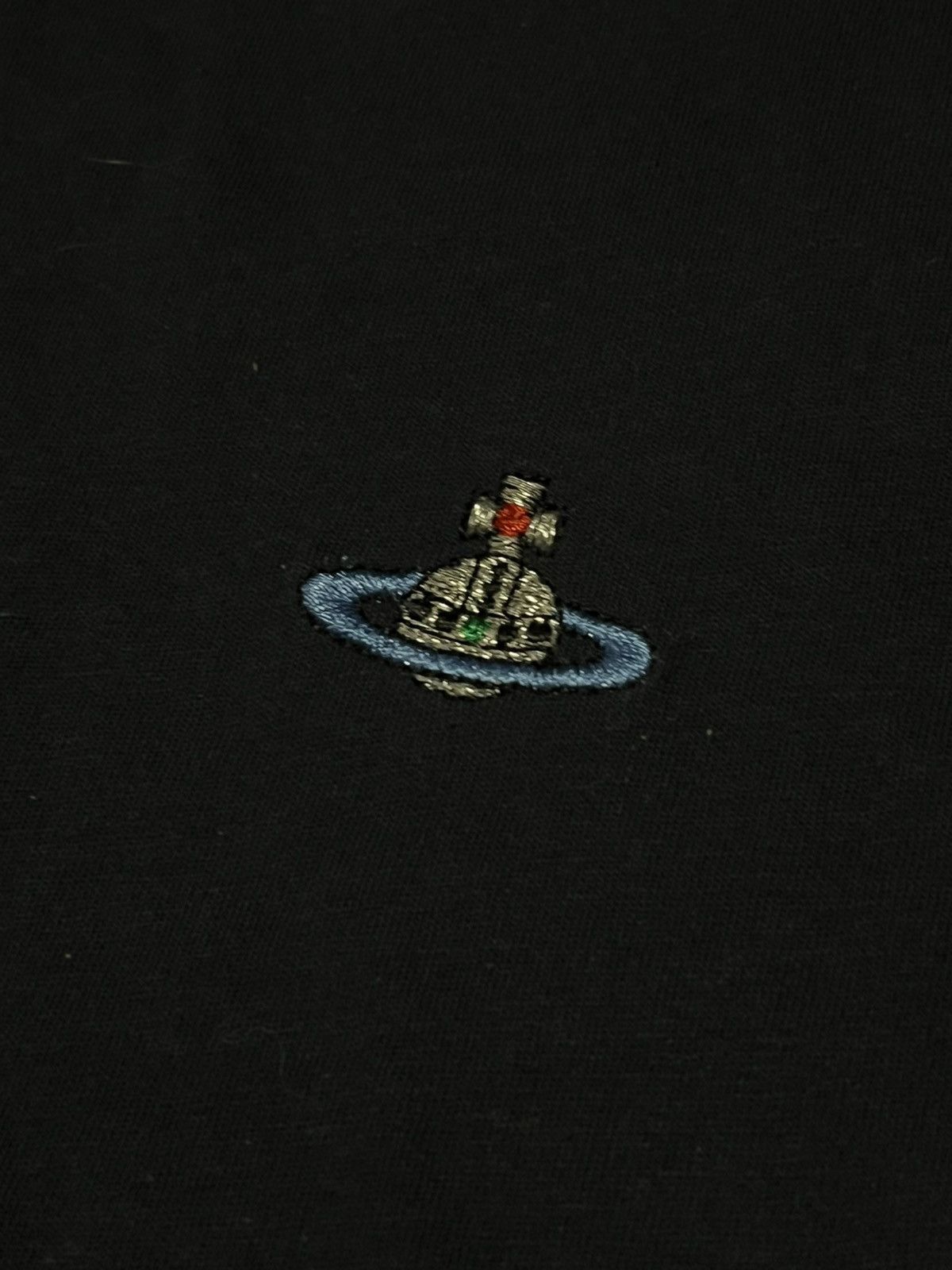 Vintage × Vivienne Westwood Vivienne Westwood Classic Orb Logo Tee Navy Basic Size US M / EU 48-50 / 2 - 3 Thumbnail