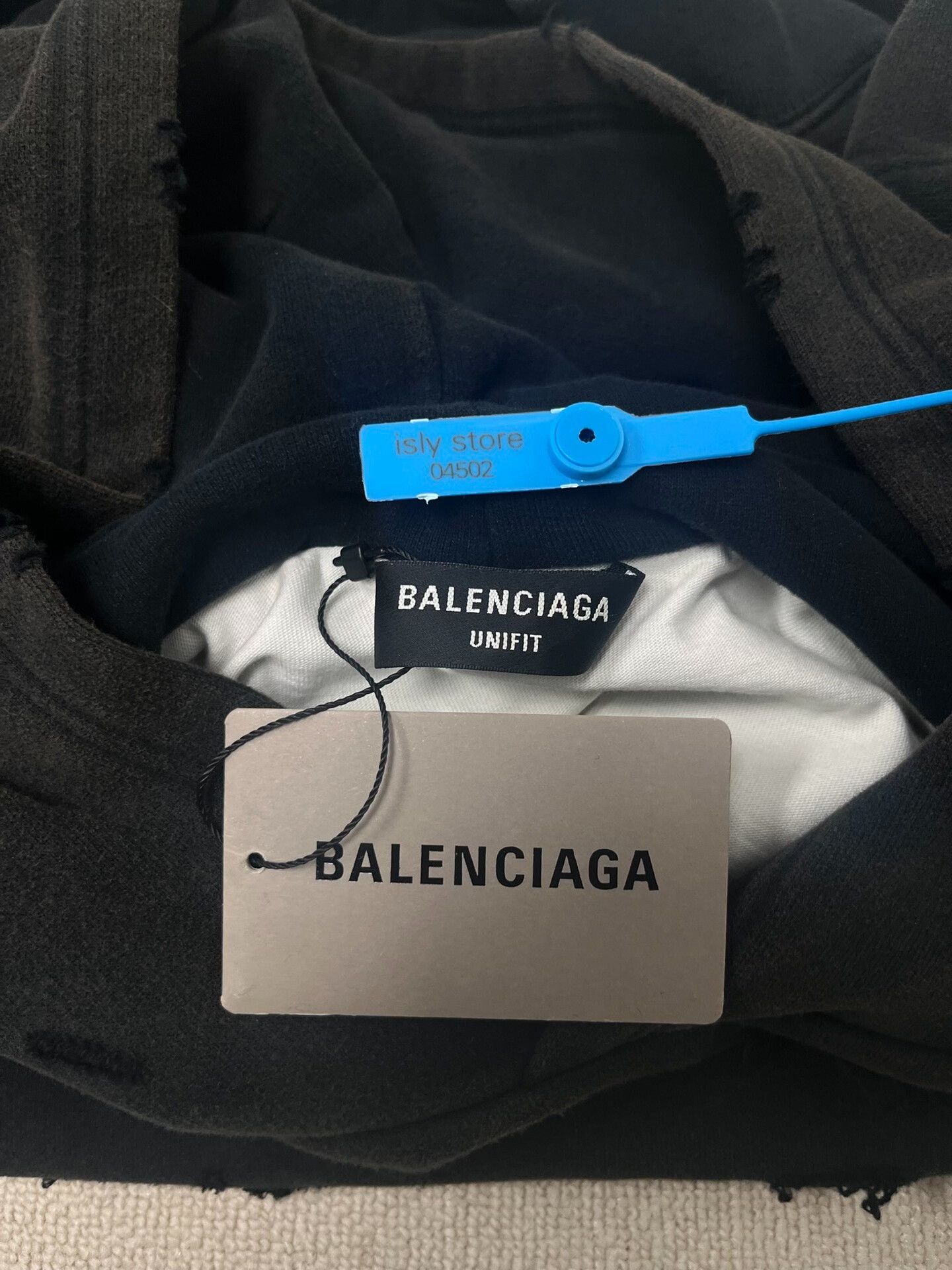 Balenciaga balenciaga black hooded long sleeve sweatshirt Size US XXS / EU 40 - 5 Thumbnail
