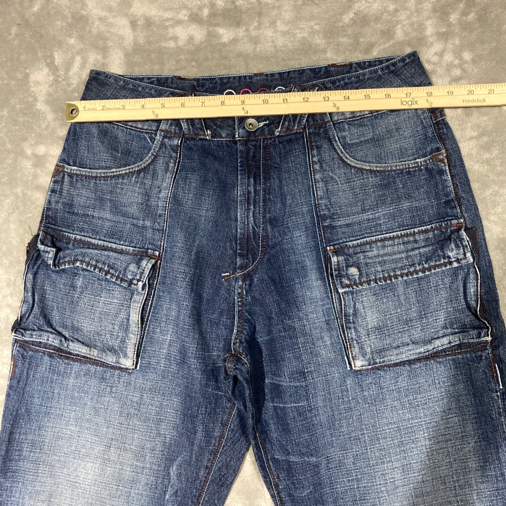 Coogi VINTAGE COOGI Jeans Australia Denim Embroidered Stitch Baggy Rap Hip Hop 36x34 Men Size US 36 / EU 52 - 6 Thumbnail