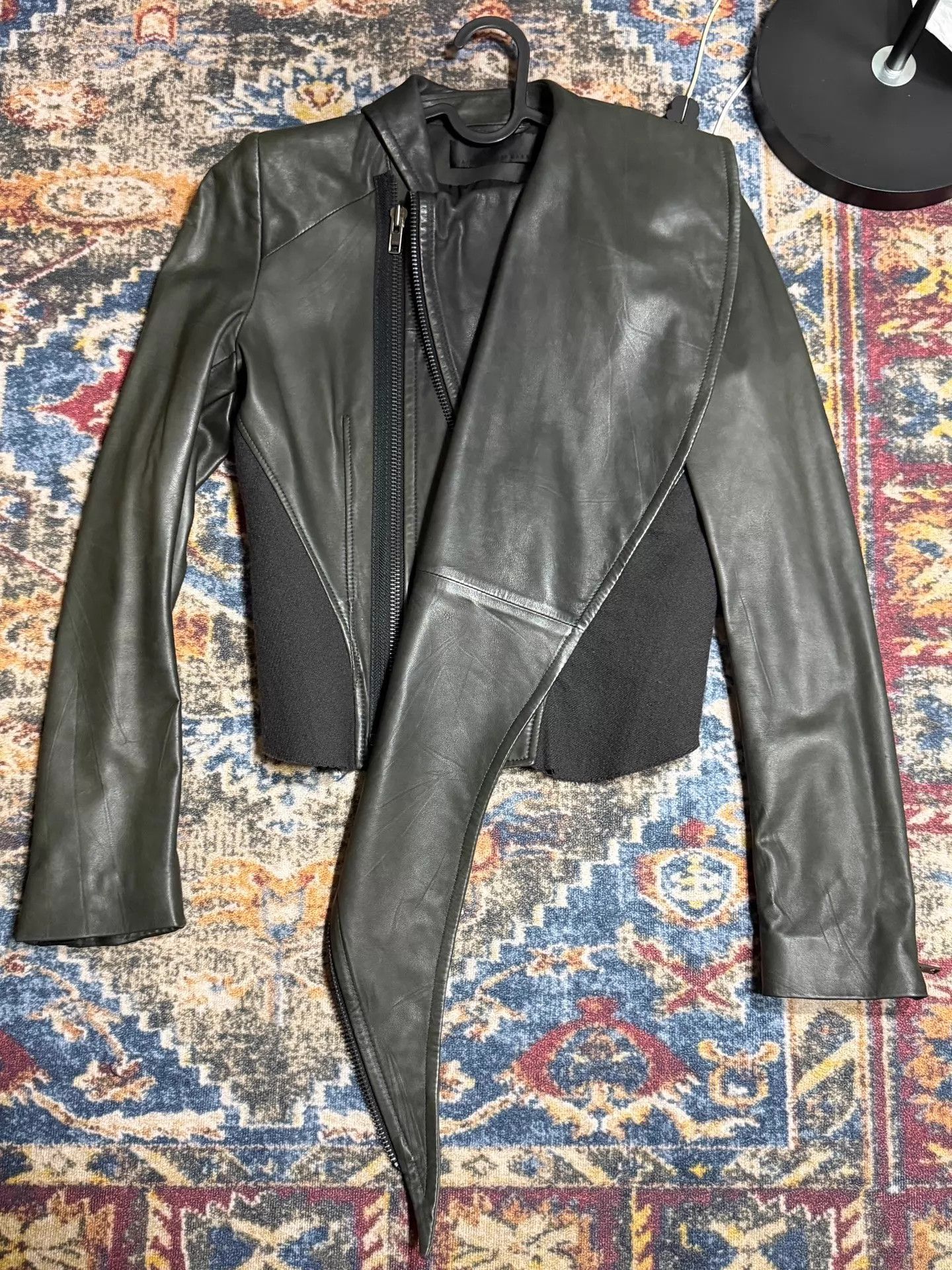 Haider Ackermann Haider Ackermann 2010 emerald green asymmetric jacket Size XS / US 0-2 / IT 36-38 - 4 Thumbnail
