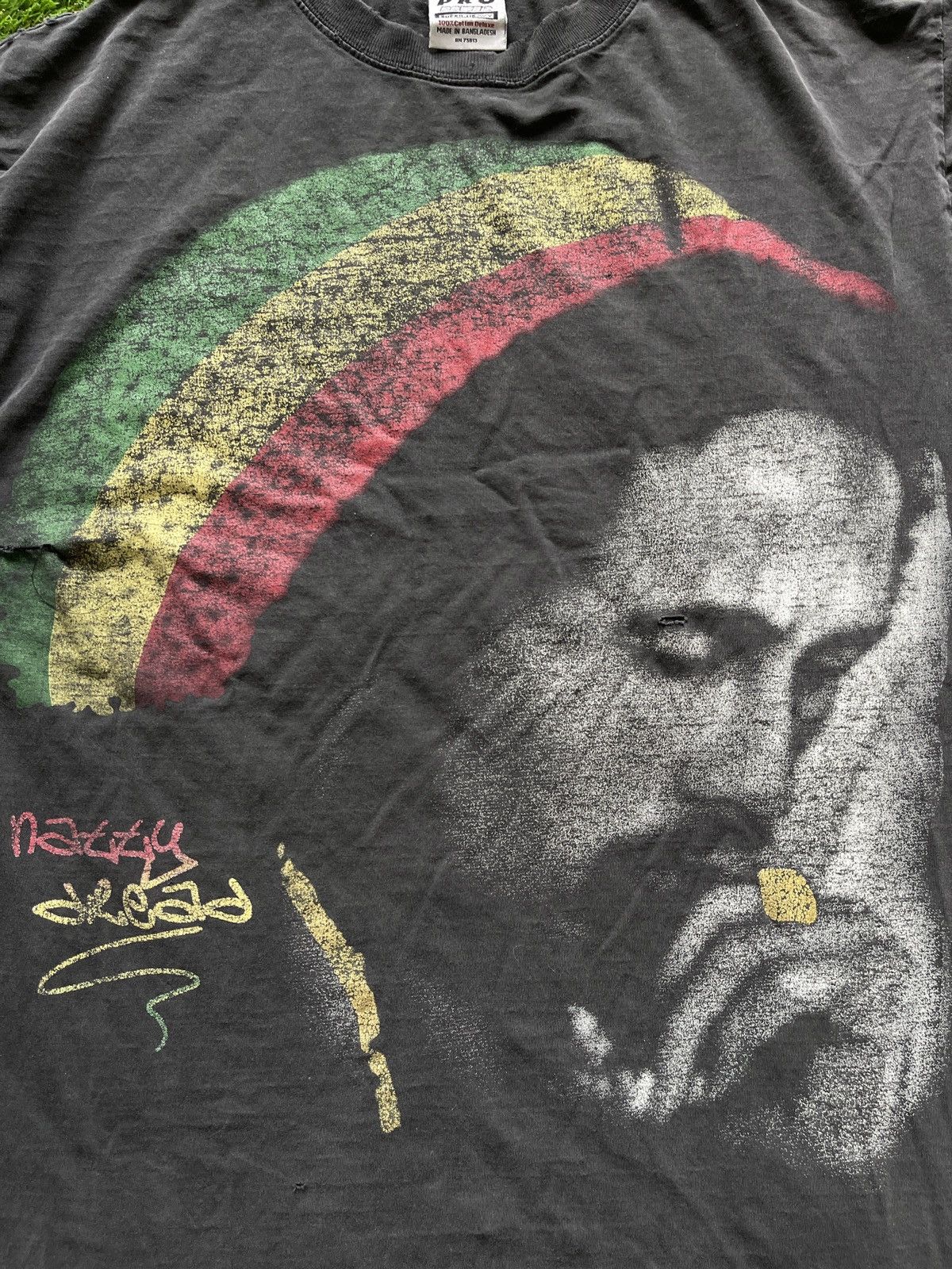 Band Tees Vintage 90s Bob Marley Graphic Tee Size US XXL / EU 58 / 5 - 2 Thumbnail