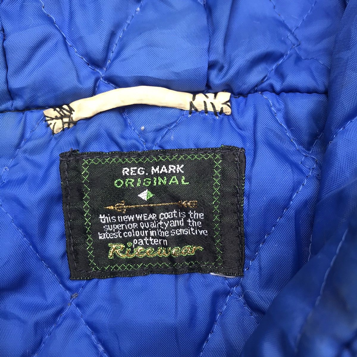 SMOCK × Vintage Rice wear Cagoule anorak Smock Middle Pocket Jacket blue Size US M / EU 48-50 / 2 - 5 Thumbnail