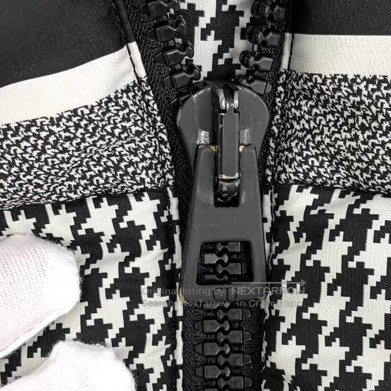 Dior Dior Black and white color-blocked checkered hooded zipper Size M / US 6-8 / IT 42-44 - 8 Thumbnail