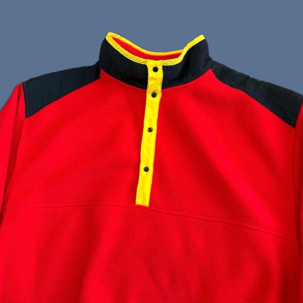 Marlboro VINTAGE Marlboro Adventure Team Fleece Jacket Men’s Large Red Snap Closure 90s Size US L / EU 52-54 / 3 - 1 Thumbnail