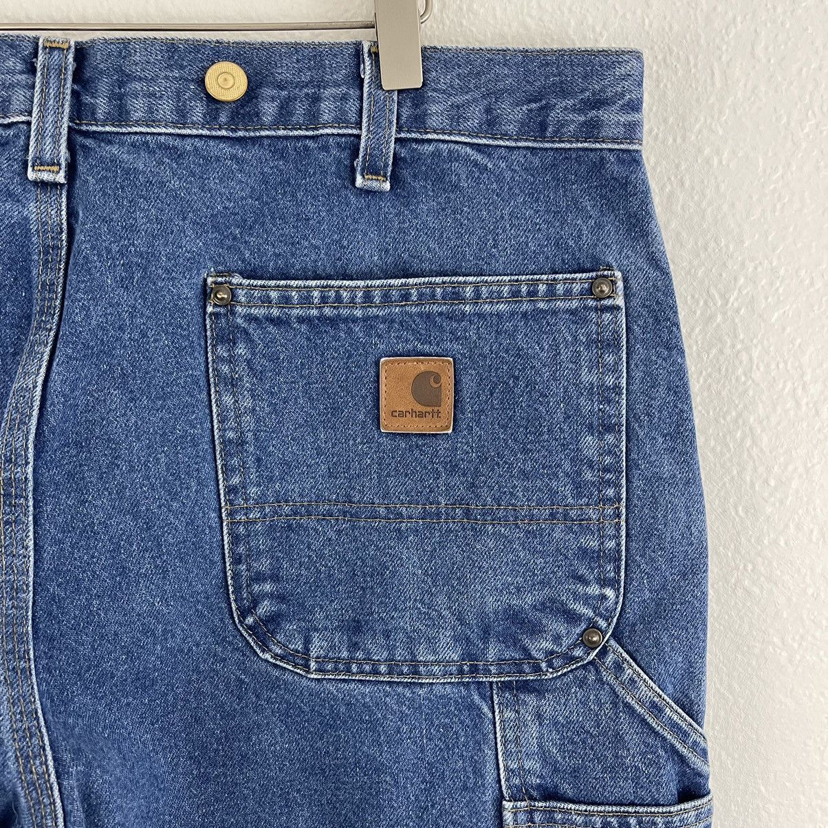 Carhartt CARHARTT Vintage 90s Mens Double Knee Baggy Skater Jeans Size US 36 / EU 52 - 10 Thumbnail