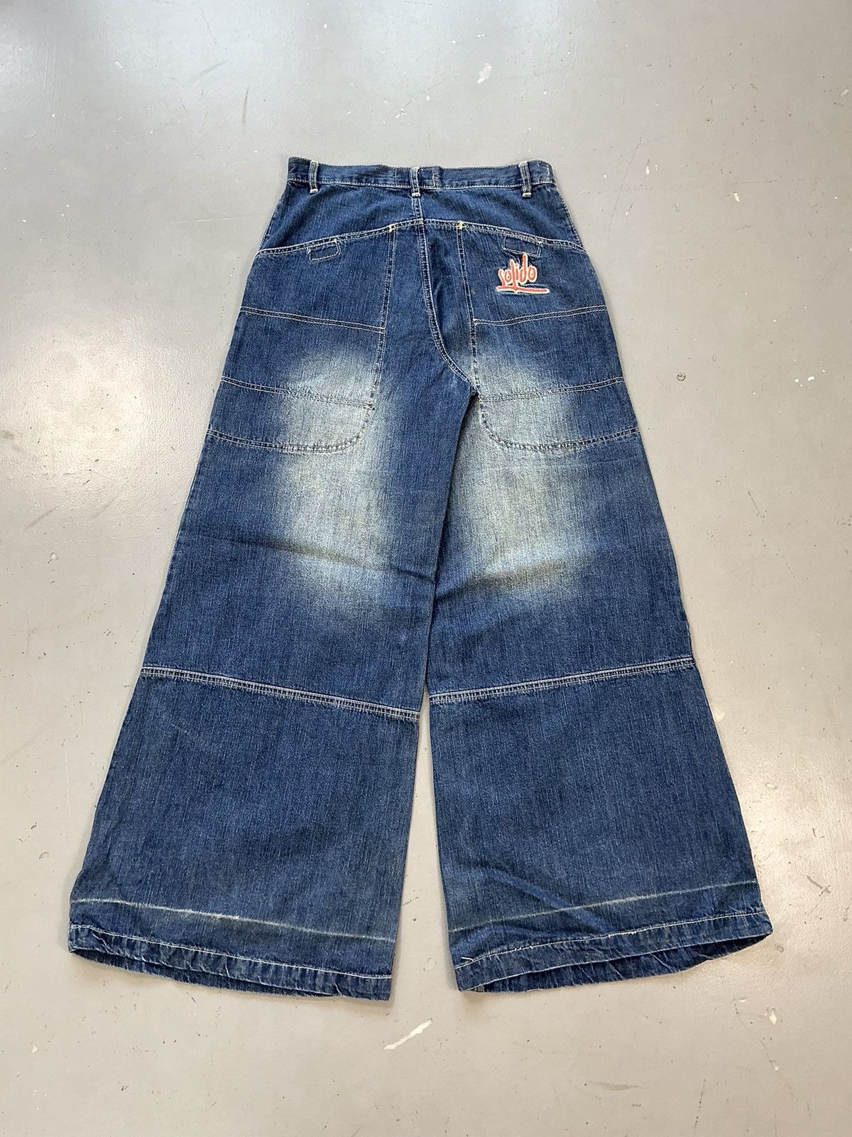 JNCO × Southpole × Vintage Vintage solido baggy fit SpellOut big pocket denim Size US 31 - 4 Thumbnail