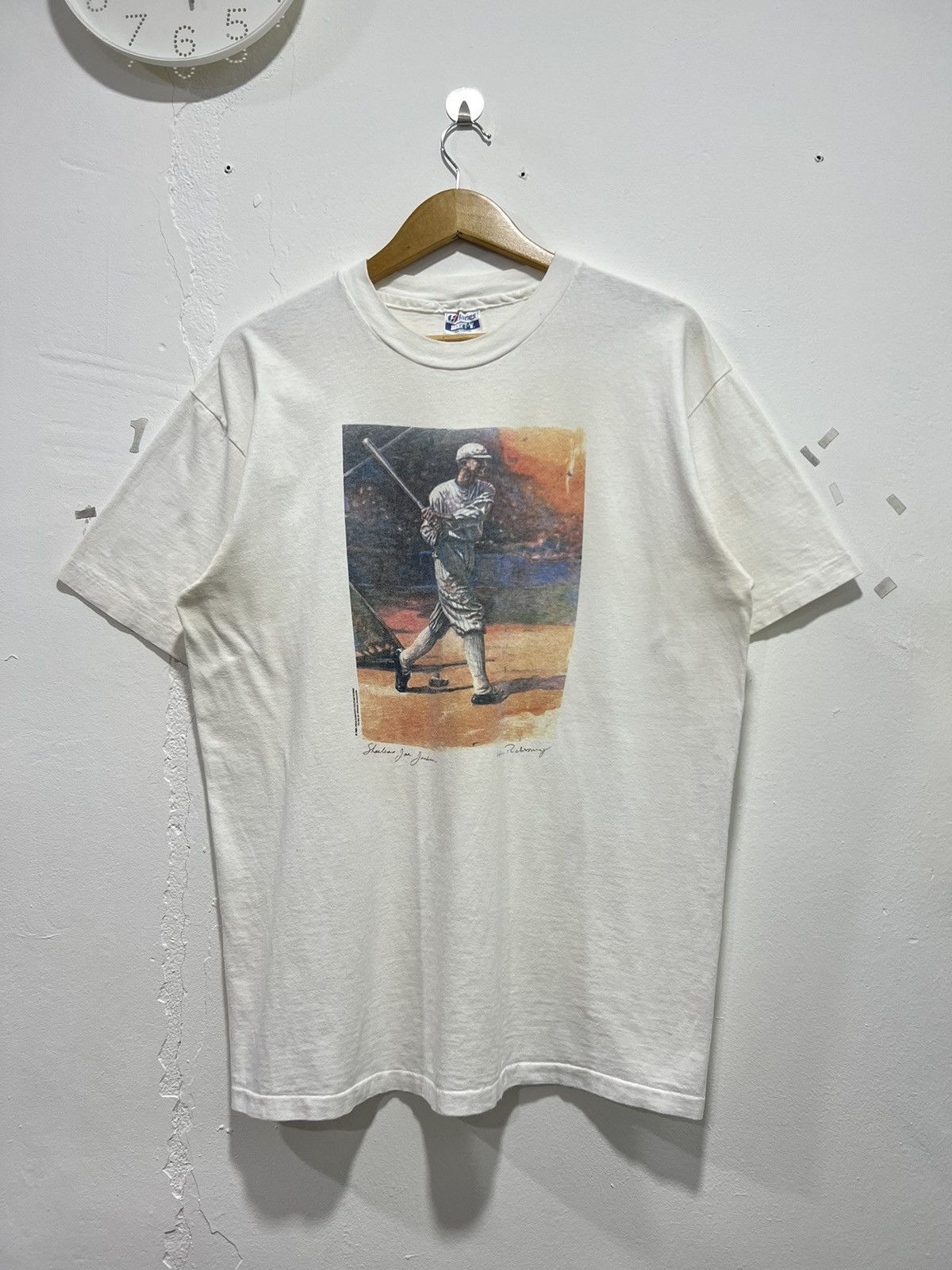 Vintage Vintage 90’s Field Of Dreams Joe Jackson Sketch Art Tshirt Size US L / EU 52-54 / 3 - 1 Thumbnail