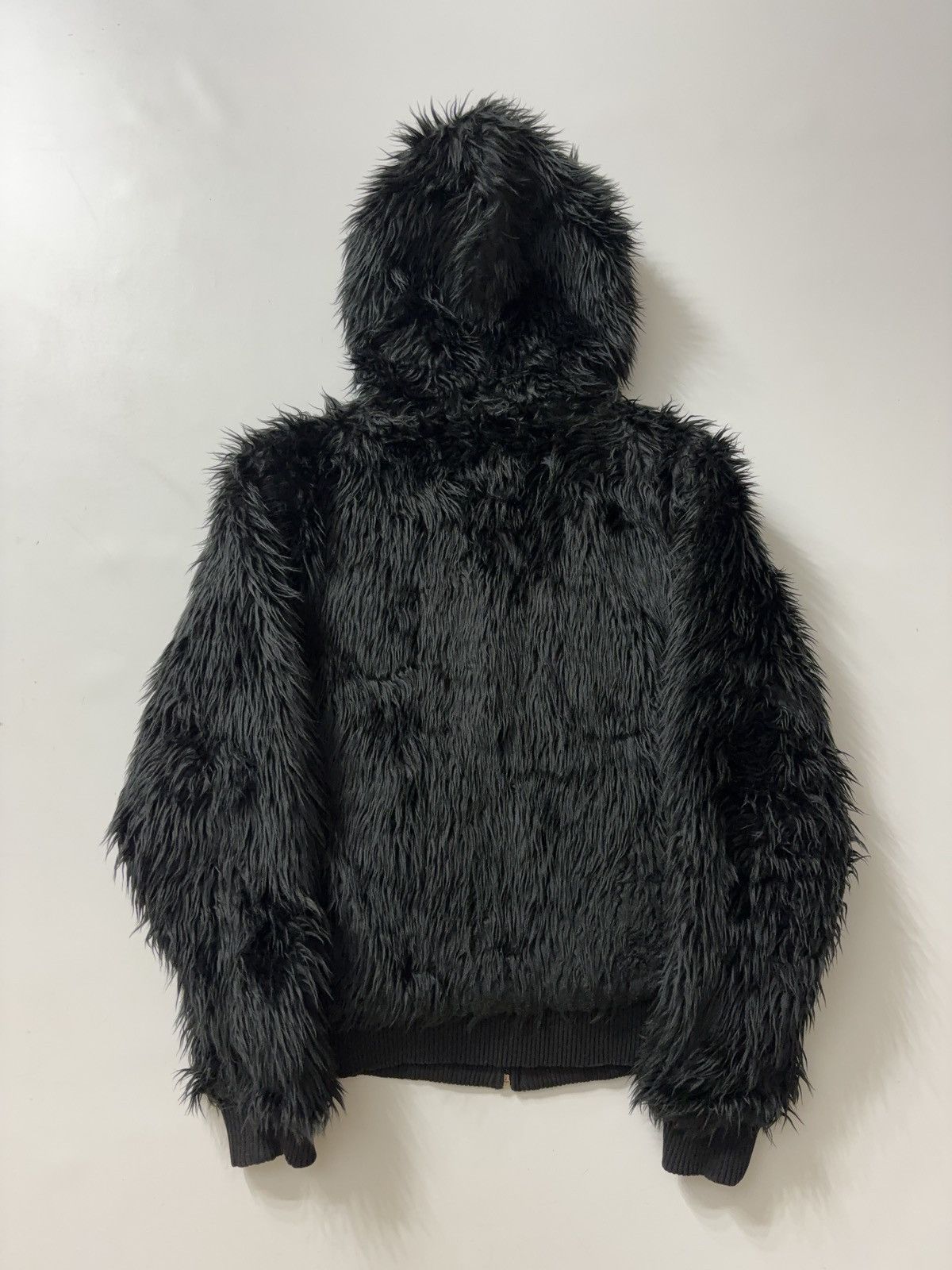 Beauty Beast × If Six Was Nine × Le Grande Bleu (L.G.B.) FAUX FUR WINTER CAT VINTAGE ZIP HOODIE AVANT GARDE JACKET Size M / US 6-8 / IT 42-44 - 3 Thumbnail