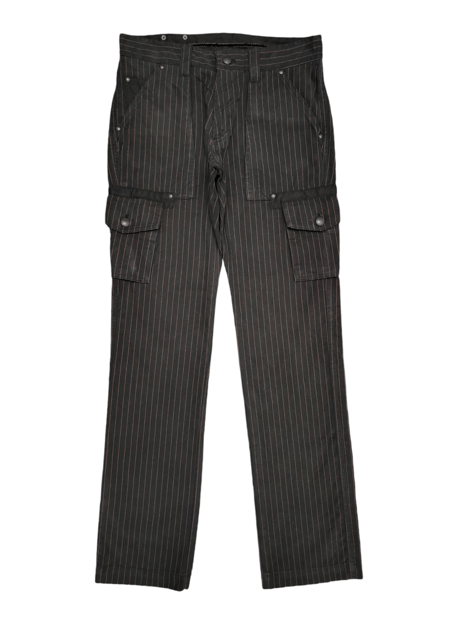 291295=Homme Vintage 291295=Homme Japan Pin Striped Cargo Pants Size US 31 - 2 Thumbnail
