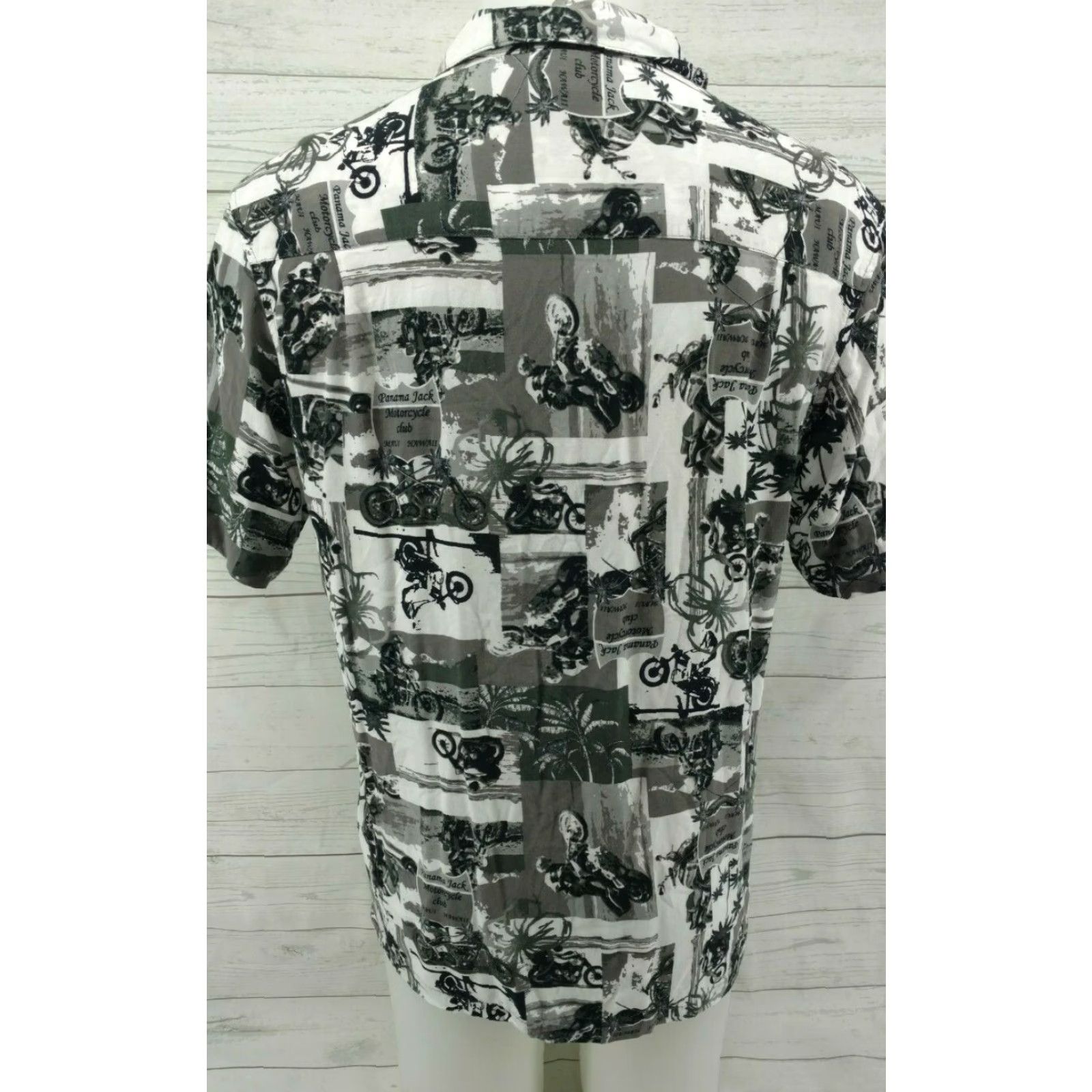 Panama Jack PANAMA JACK Men Shirt LRG HAWAII MOTORCYCLE CLUB Short Sleeve Button-Down Shirt Size US L / EU 52-54 / 3 - 6 Thumbnail