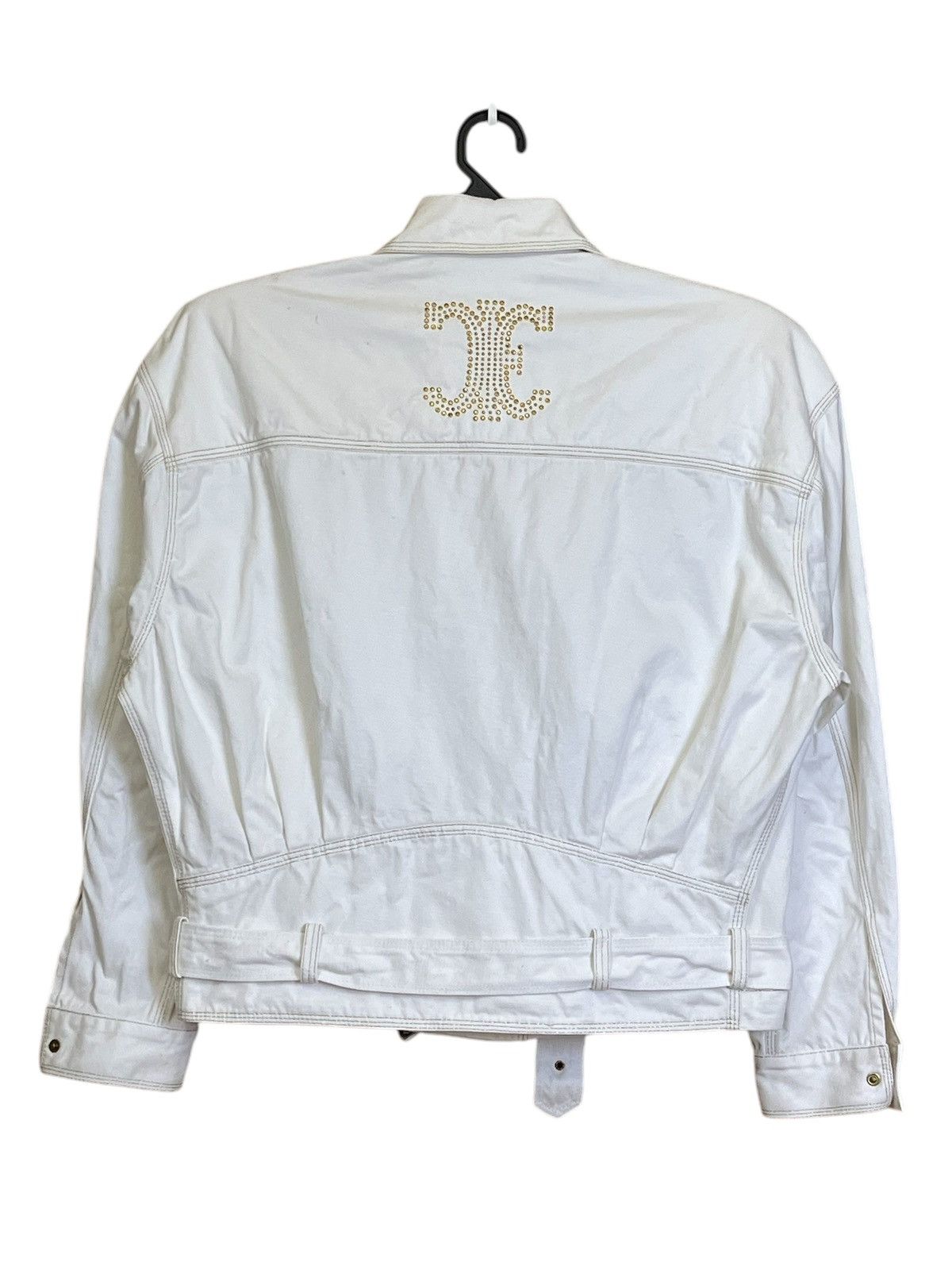 Iceberg VINTAGE 1992 ICEBERG STUDDED LOGO/BELT TRUCKER DENIM JACKET Size US L / EU 52-54 / 3 - 3 Thumbnail