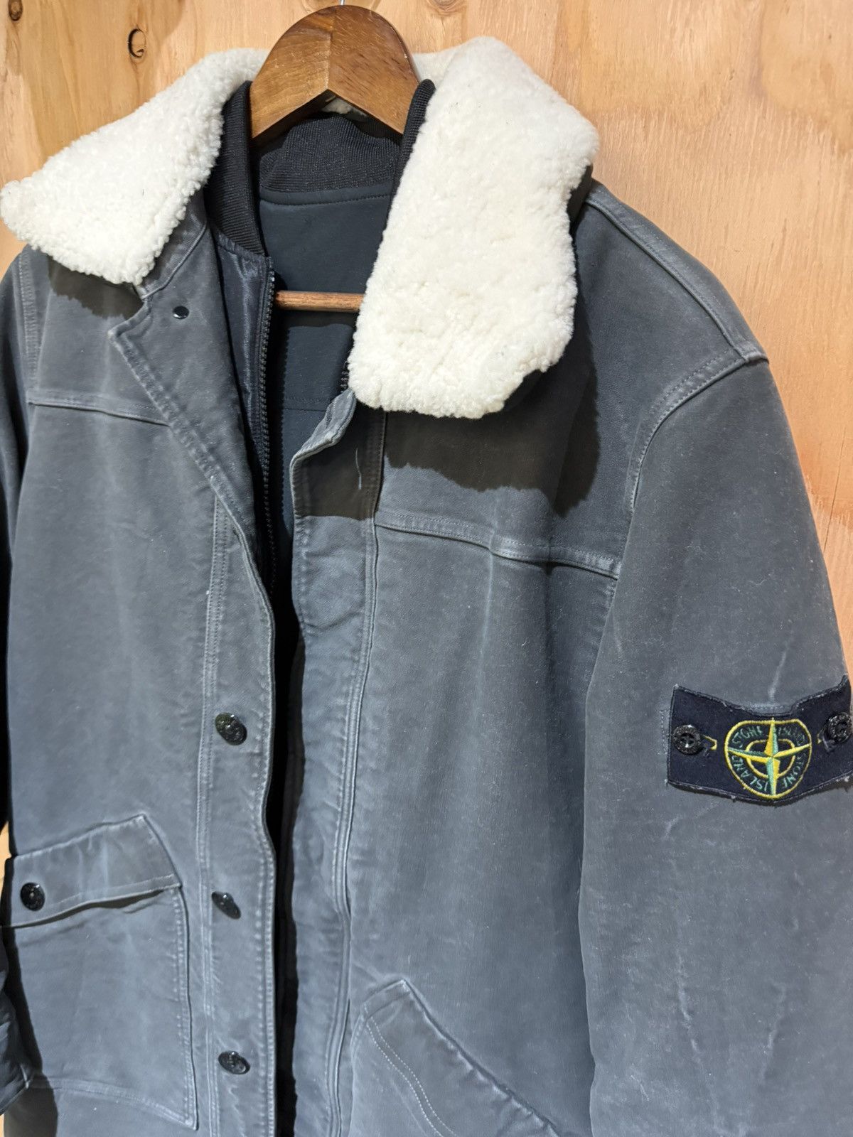 Stone Island Vintage Stone Island Peacoat Size US M / EU 48-50 / 2 - 3 Thumbnail