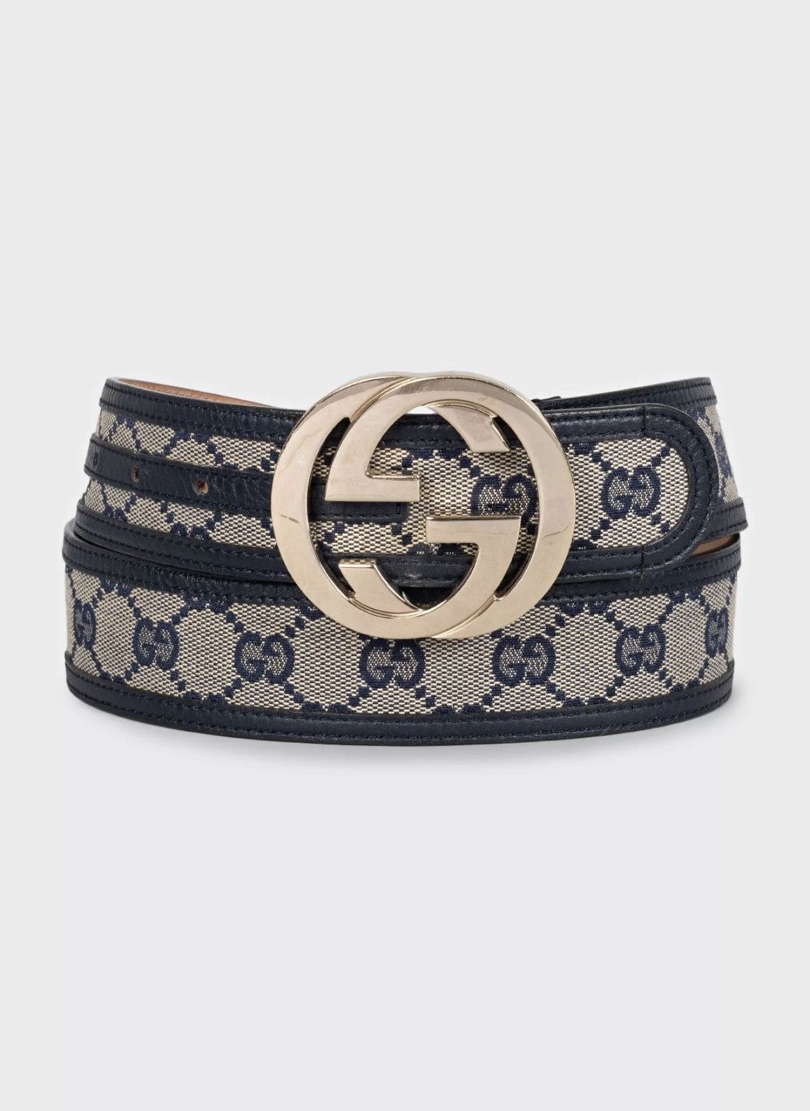 Gucci GUCCI Tom Ford FW 2004 Monogram Buckle Belt Demna Nettspend Size ONE SIZE - 1 Thumbnail