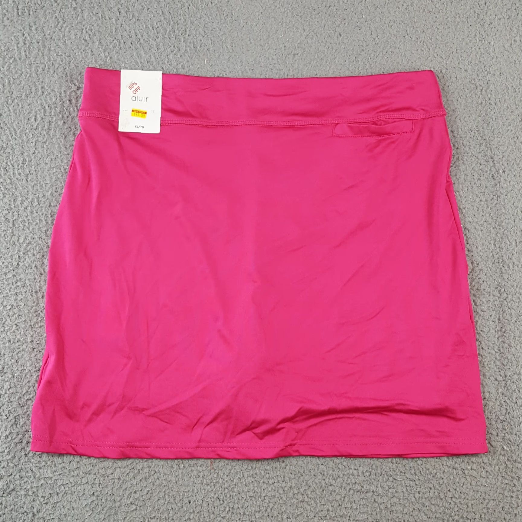Vintage Hot Pink Women's Size XL Athletic Mini Skirt Stretch Tennis Skort Golf Workout Size 40" / US 18 - 5 Thumbnail