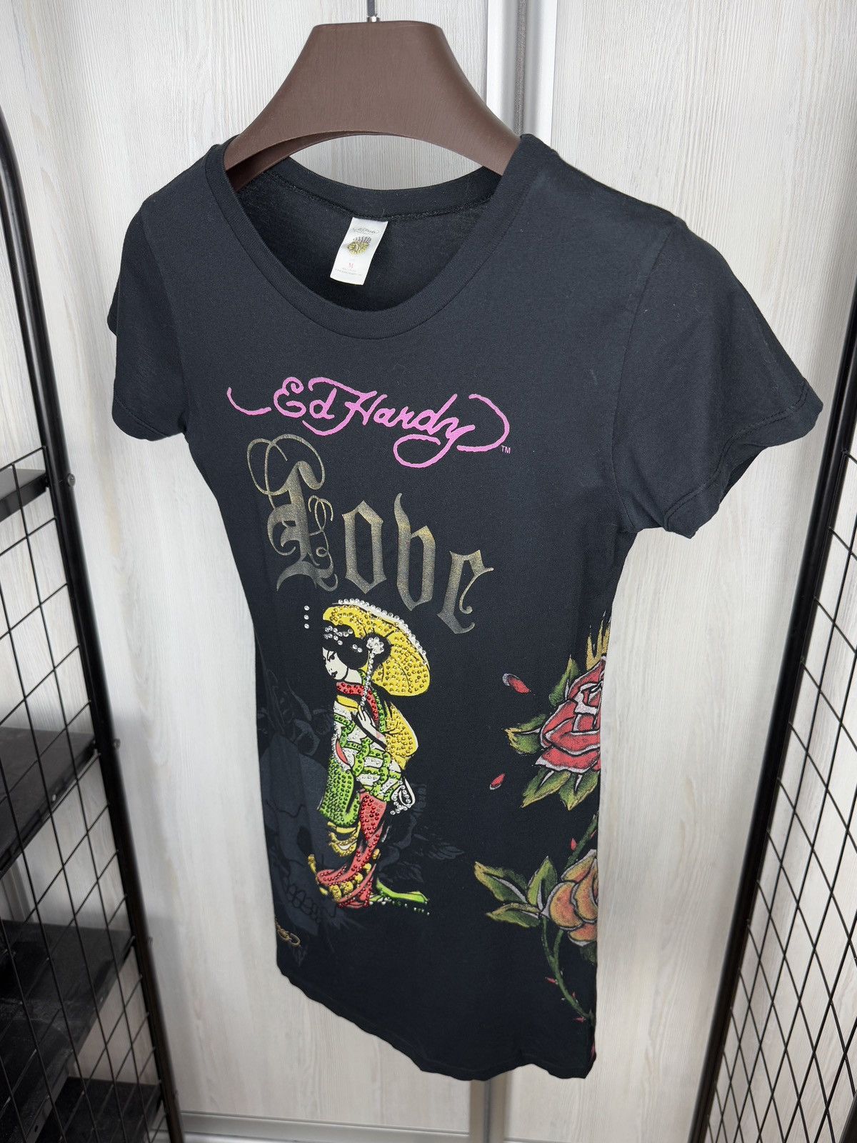 Ed Hardy Rare print vintage “Love” Long T-shirt Ed Hardy made in USA Size M / US 6-8 / IT 42-44 - 7 Thumbnail