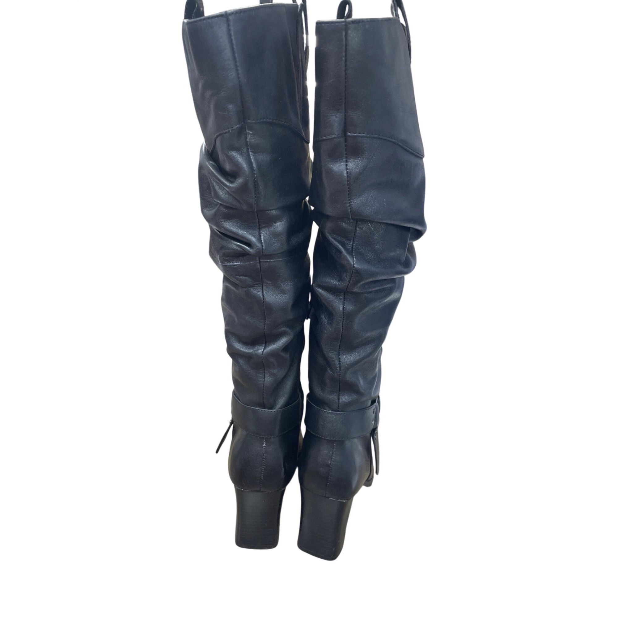 Other Bruno Valenti Womans Black Leather 3' Riding Equestrian Boot Size US 8.5 / IT 38.5 - 7 Thumbnail