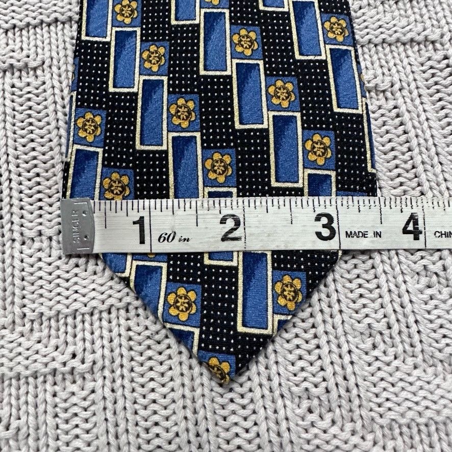 Ermenegildo Zegna Ermenegildo Zegna blue geometric silk tie Size ONE SIZE - 5 Thumbnail
