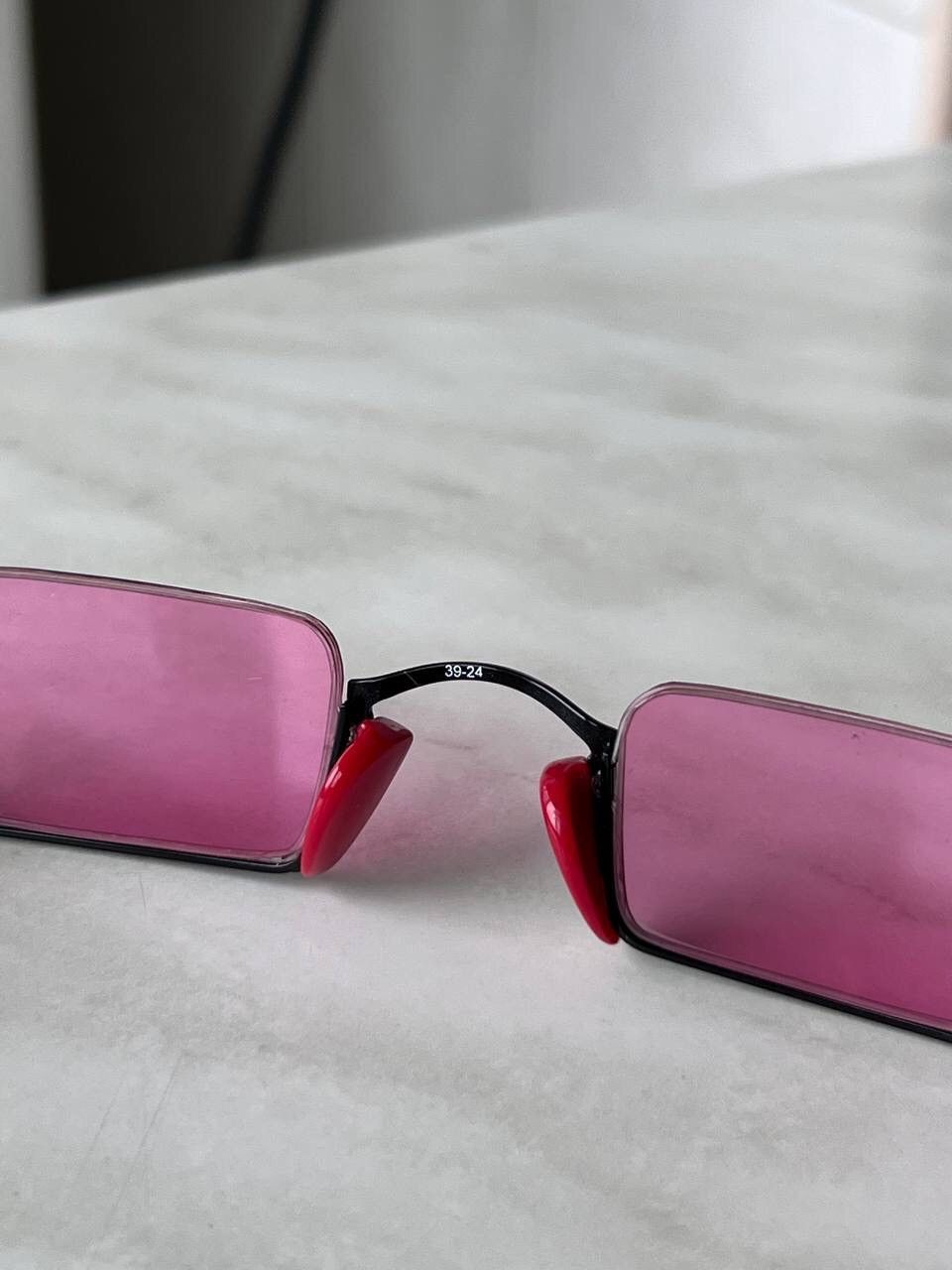 Other Eschenbach steampunk cyberpunk pink lenses sunglasses 2000's Size ONE SIZE - 6 Thumbnail