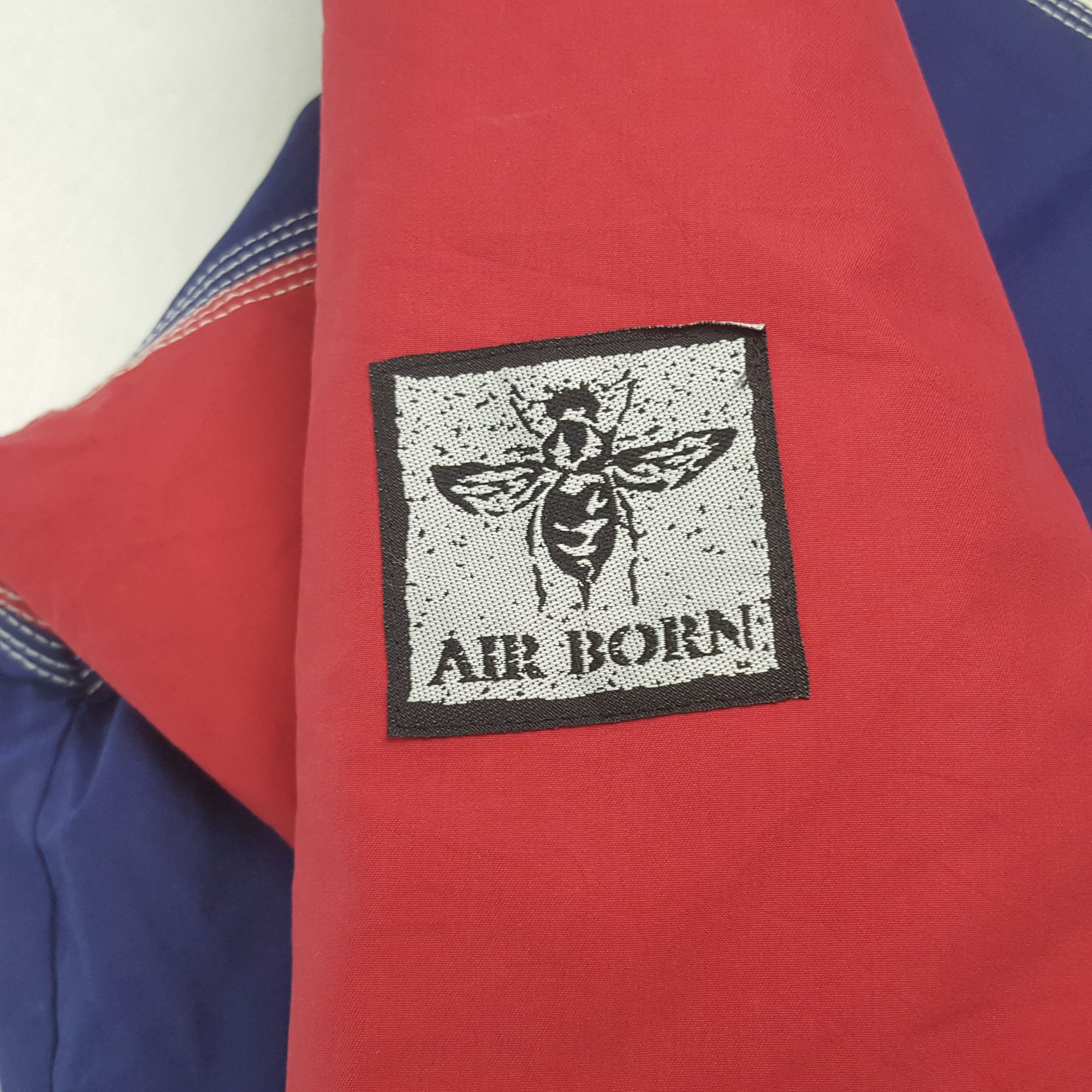 Japanese Brand × Vintage Vintage Air Born Windbreaker Sport Hoodie Jacket Size US M / EU 48-50 / 2 - 14 Thumbnail