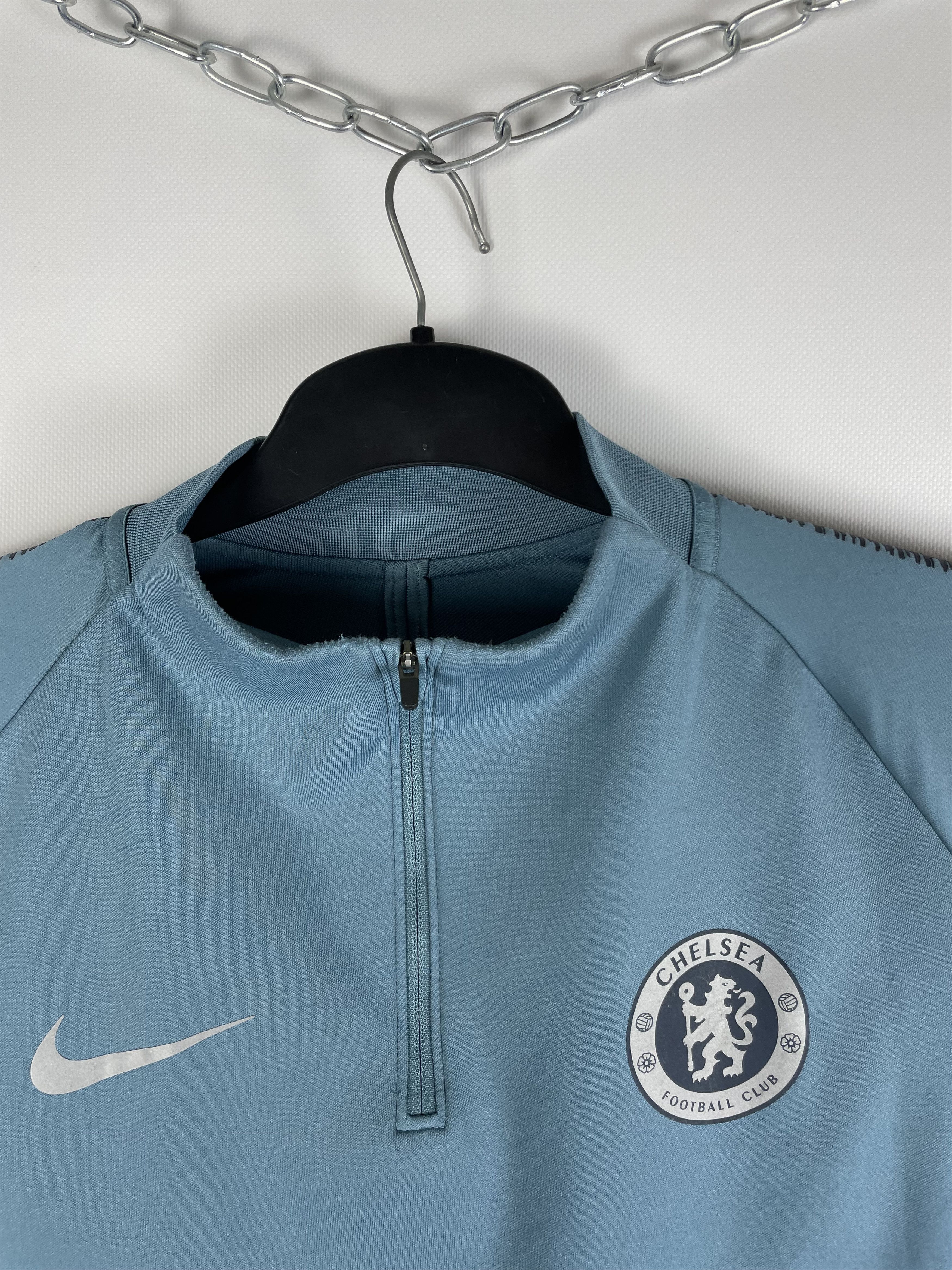 Chelsea Soccer Nike Chelsea Training Fleece Long Sleeve Shirt Size US L / EU 52-54 / 3 - 3 Thumbnail