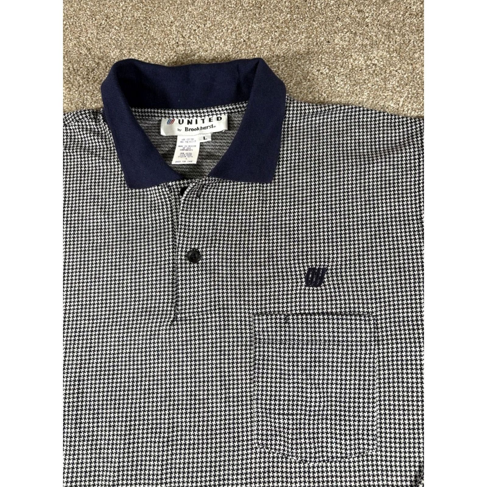 Vintage VINTAGE United by Brookhurst United Airlines Employee Pocket Tee Long Sleeve L Blue Cotton Men's Shirt 80s Retro Size US L / EU 52-54 / 3 - 4 Thumbnail