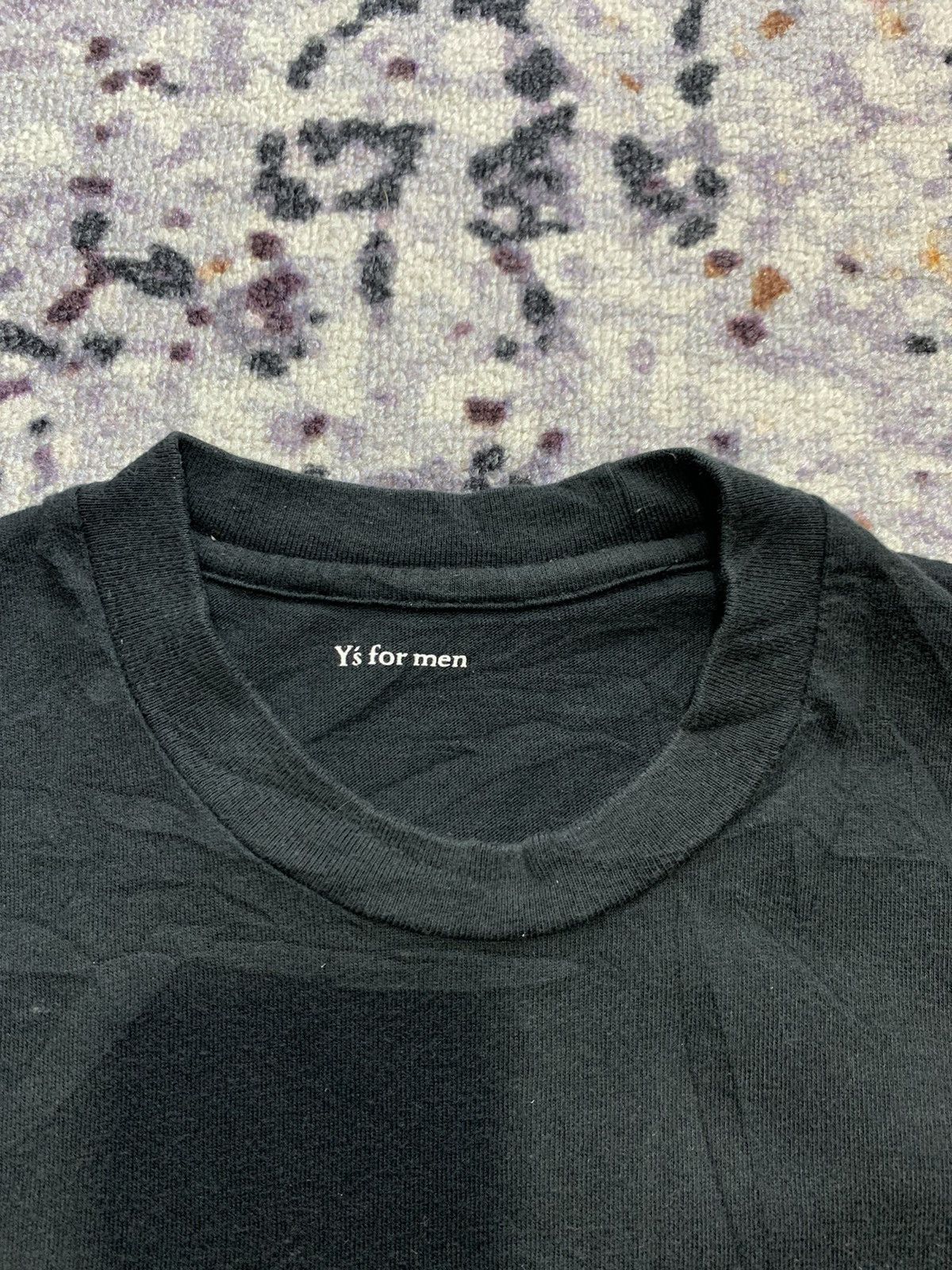 Y's for Men Yohji Yamamoto Black Oversize Tee Size US L / EU 52-54 / 3 - 3 Thumbnail