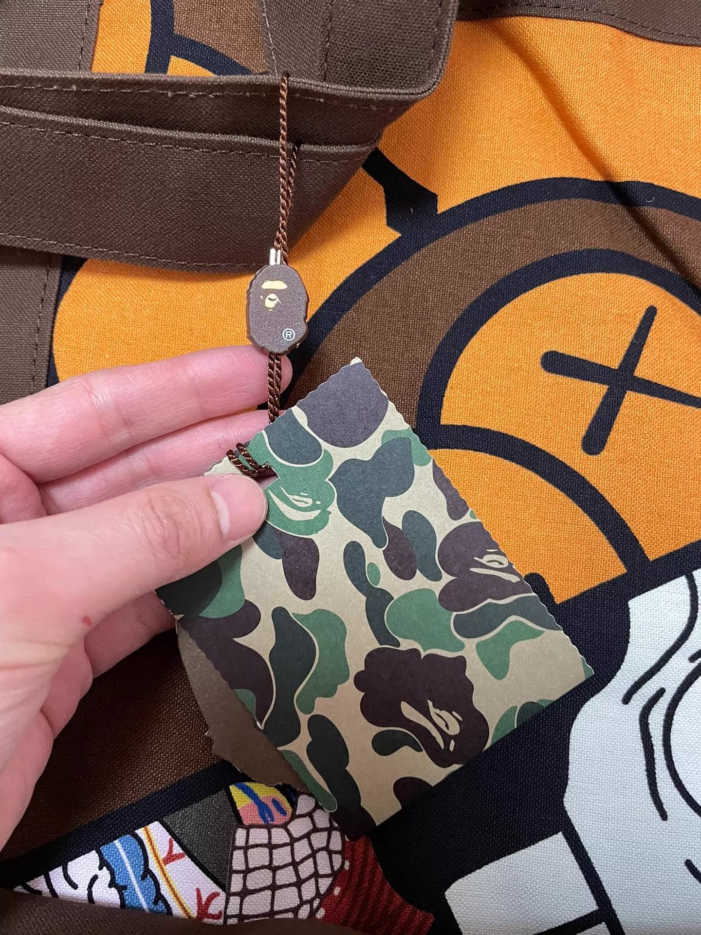 Bape Bape X OriginalFake Kaws Anatomical Canvas Tote Size ONE SIZE - 6 Thumbnail