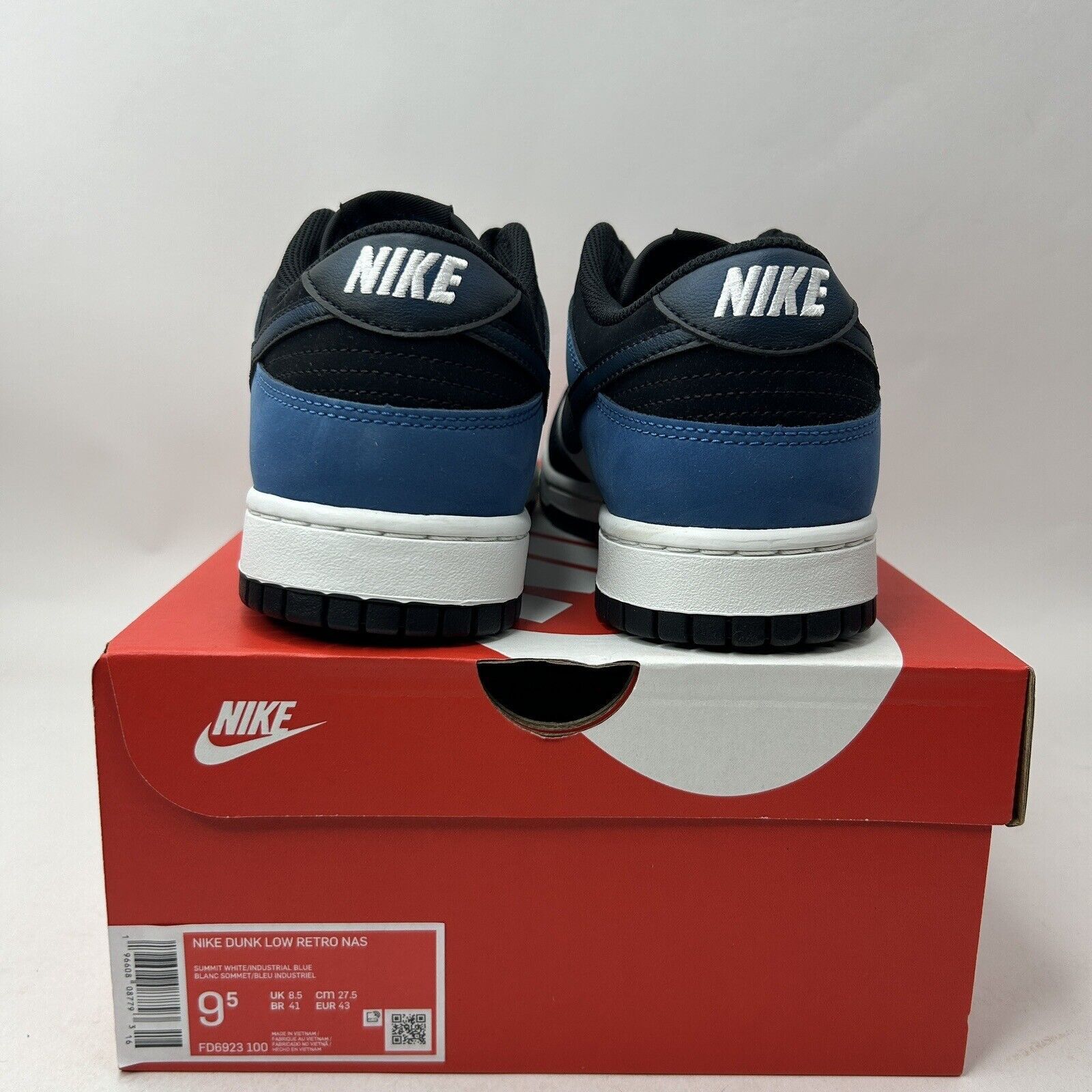 Nike Nike Dunk Low Retro NAS “Industrial Blue” 2023 Size US 9.5 / EU 42-43 - 4 Thumbnail