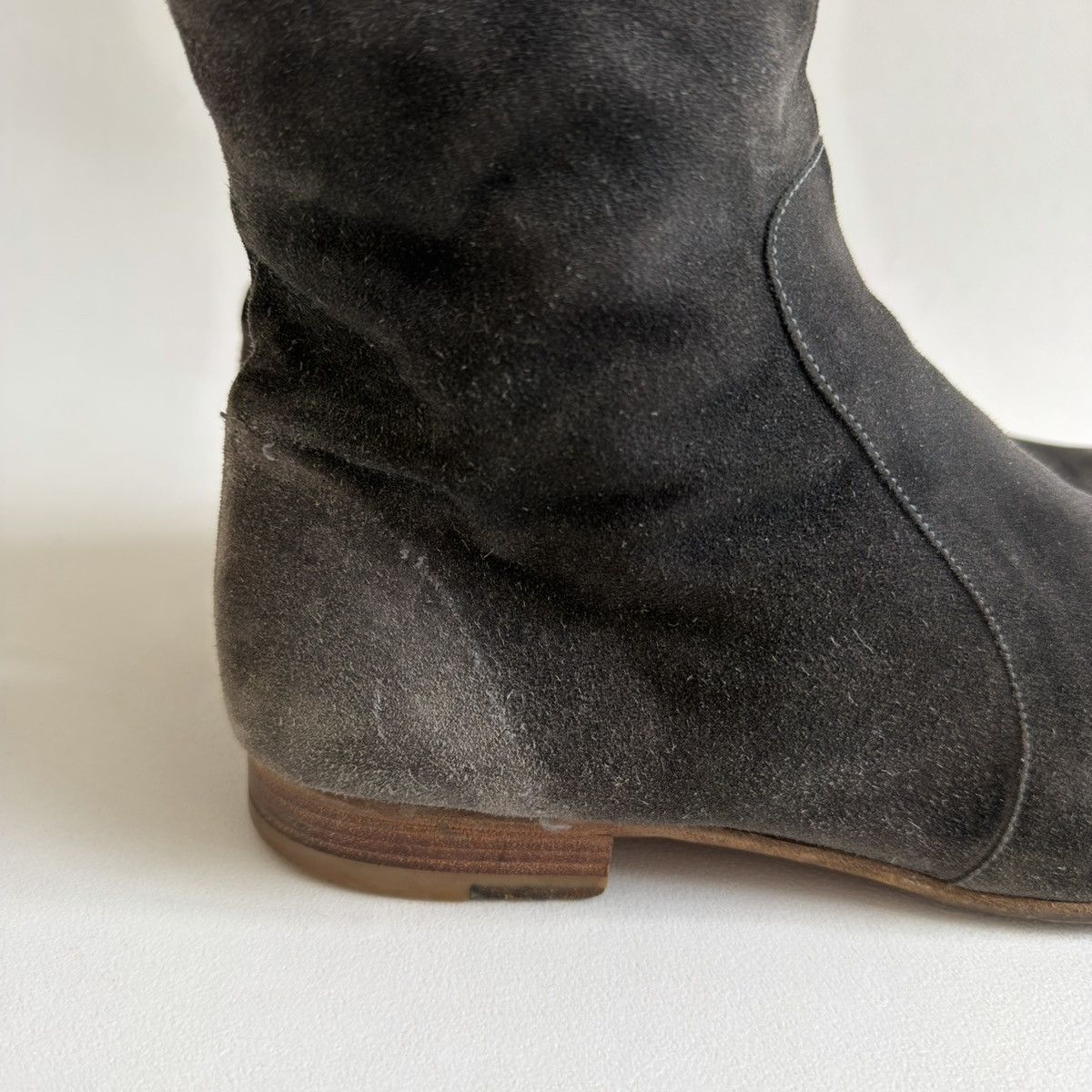Maison Margiela S/S 08 ‘Deconstructed’ Suede Boots Size US 10 / EU 43 - 6 Thumbnail