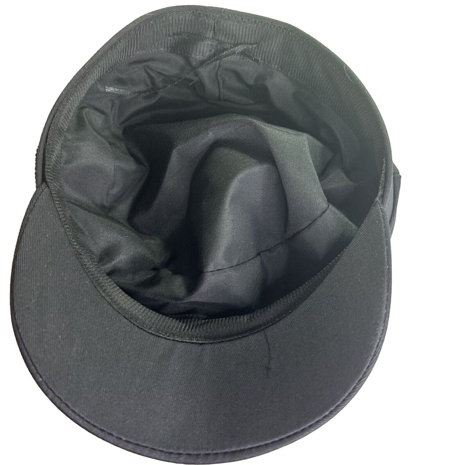 (di)vision Beret Black Cotton Rhinestone Cap Retro Painter Newsboy Hat Size ONE SIZE - 6 Thumbnail