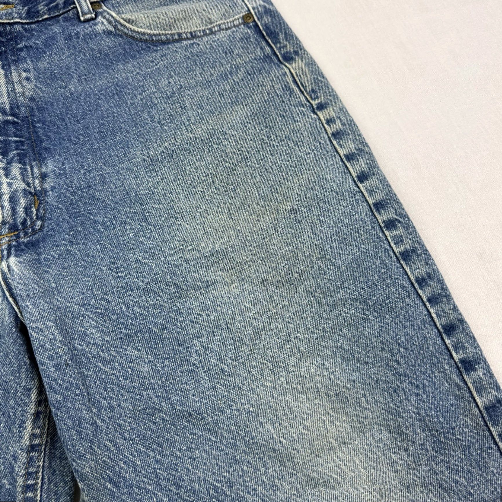 Carhartt VINTAGE Carhartt Jeans Men 38x34 Blue Grunge 90s Y2K Baggy Workwear Relaxed Straight Size US 38 / EU 54 - 4 Thumbnail