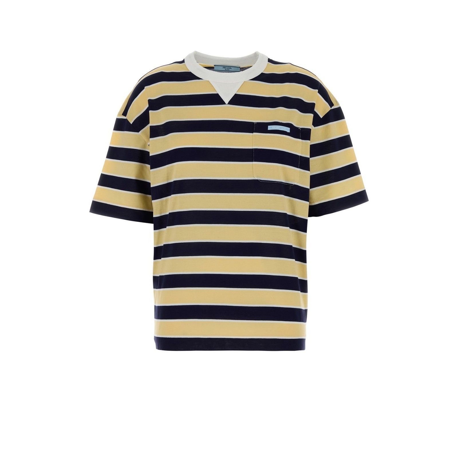 Prada PRADA Embroidered Cotton Oversize T-shirt New & Authentic (W Size S / US 4 / IT 40 - 1 Thumbnail