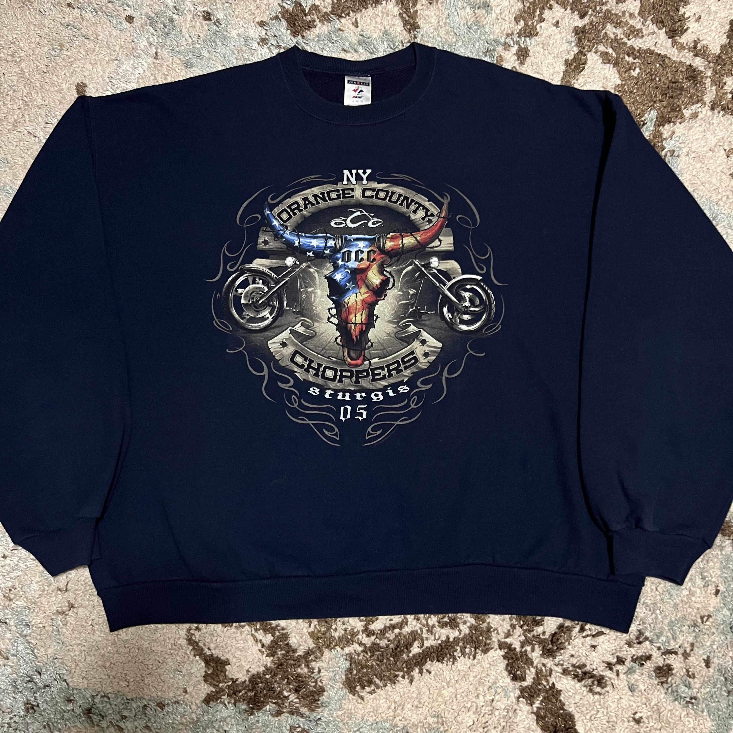 Choppers Harley Davidson OCC Orange County Choppers Sturgis 2005 Sweatshirt XL Grailed