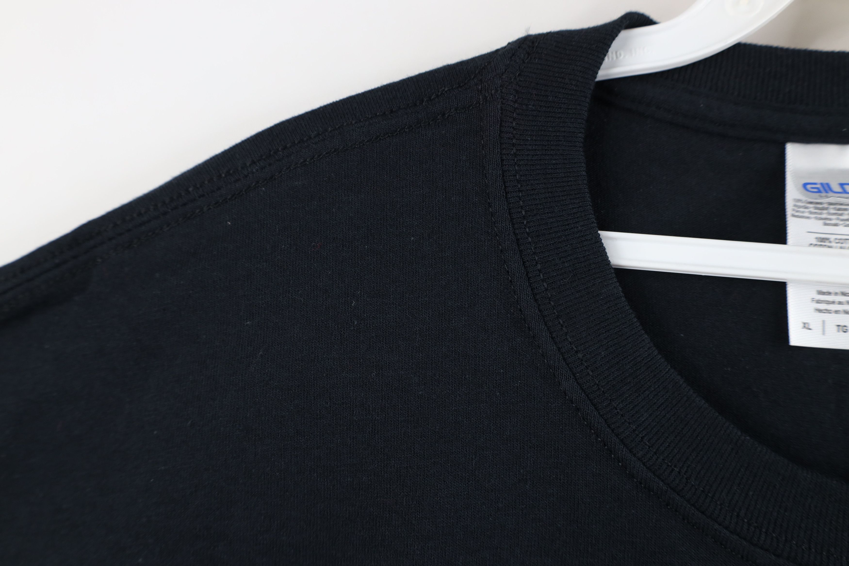 Vintage Deadstock Vintage Y2K Streetwear Heavy Cotton T-Shirt Black Size US XL / EU 56 / 4 - 7 Thumbnail