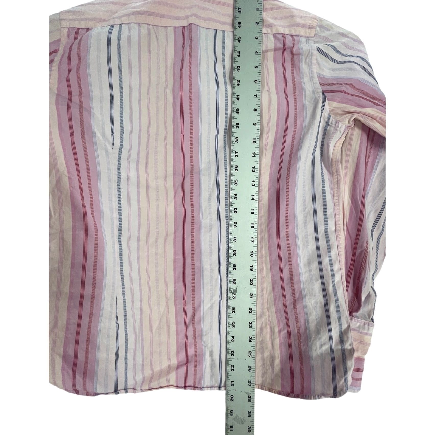 Ted Baker Ted Baker Button Up Shirt Size L Pink Stripe 100% Cotton Preppy Casual Mens Regular Long Sleeve Button-Up Collared Multicolor Pattern Striped Size US L / EU 52-54 / 3 - 4 Thumbnail
