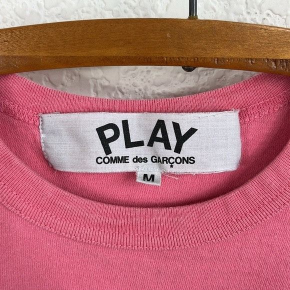 Comme des Garcons Comme Des Garcons Pink Unisex Short Sleeve Cotton T Shirt Size M / US 6-8 / IT 42-44 - 3 Thumbnail