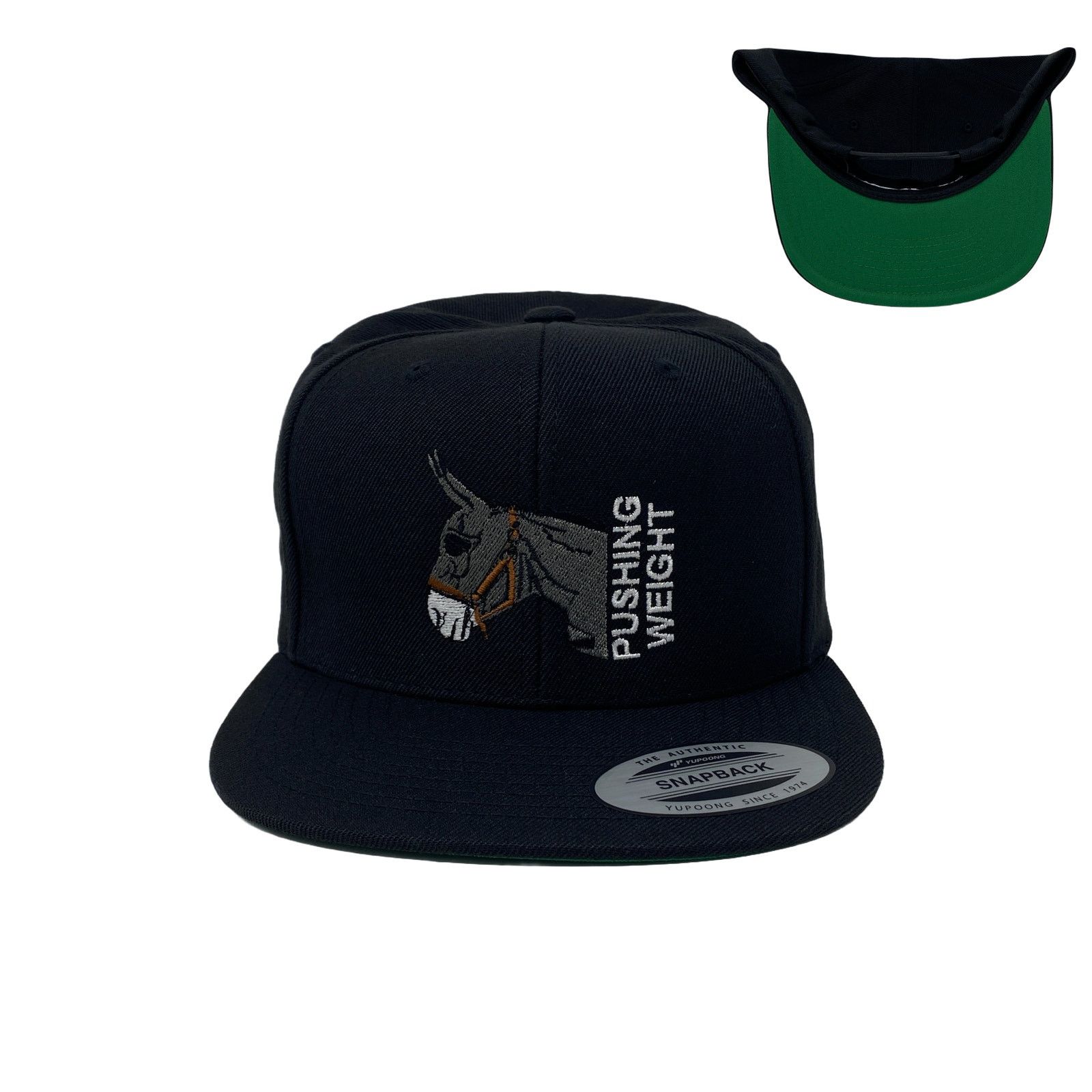 Other Donkey El Burro Narco Farm Pushing Pull Weight Snapback Hat Size ONE SIZE - 1 Thumbnail