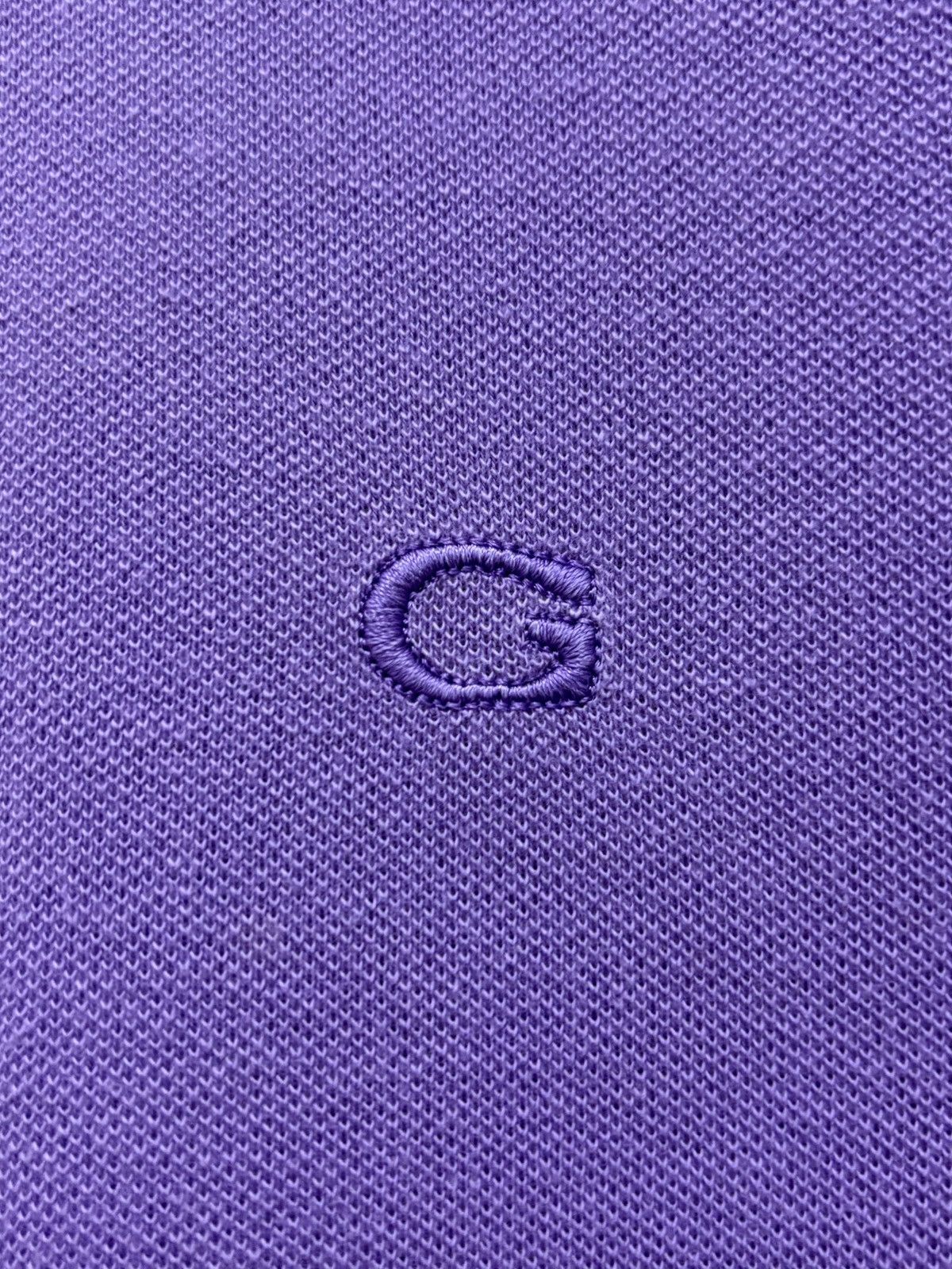 Gucci 2000's Gucci Basic Logo Embroidered Purple Polo Shirt Size US M / EU 48-50 / 2 - 4 Thumbnail