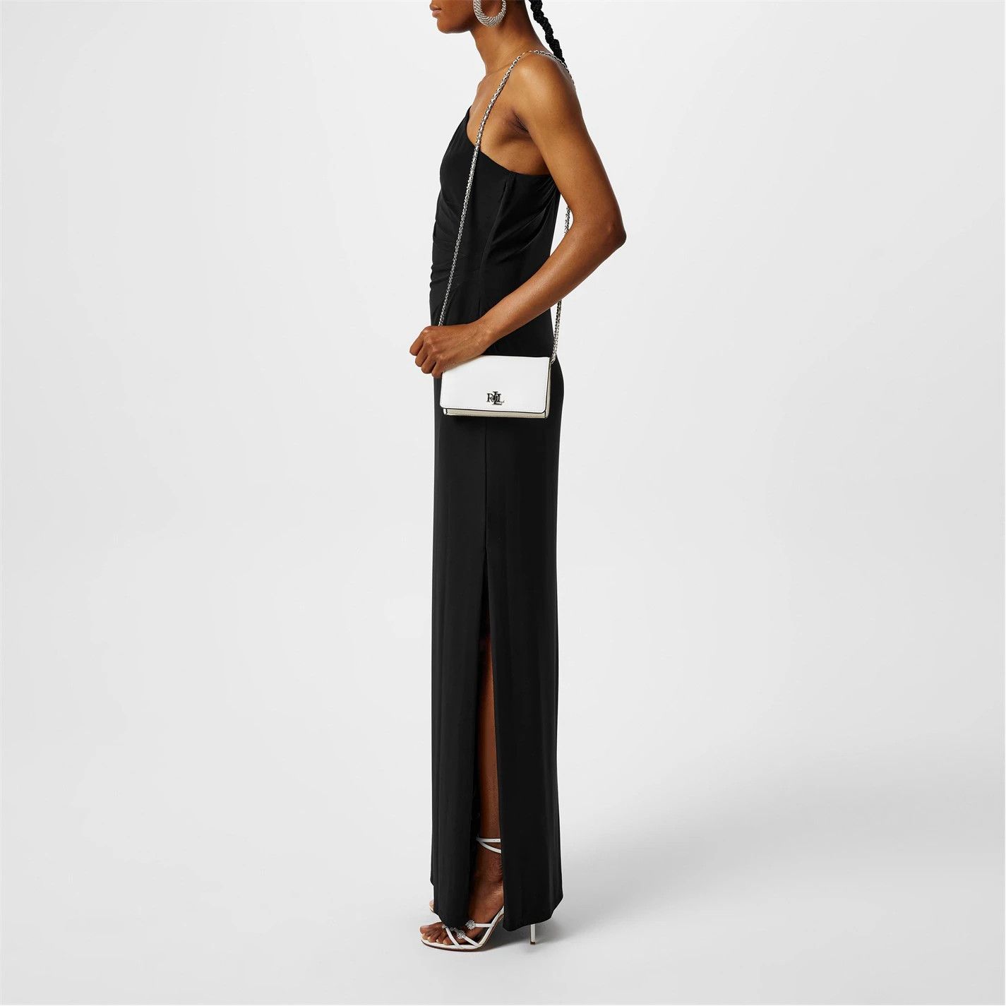 Lauren Ralph Lauren o1g2r1mq0825 Belina Evening Gown in Black Size M / US 6-8 / IT 42-44 - 4 Thumbnail