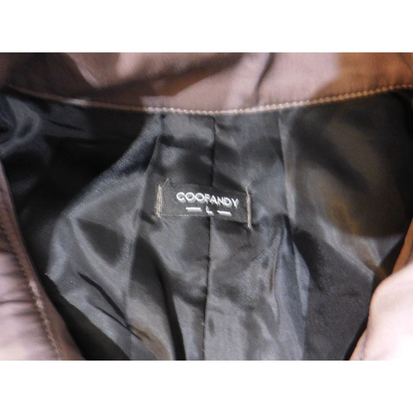 Vintage Coofandy Jacket Large Mens purple snap trench coat casual classic Size US L / EU 52-54 / 3 - 6 Thumbnail