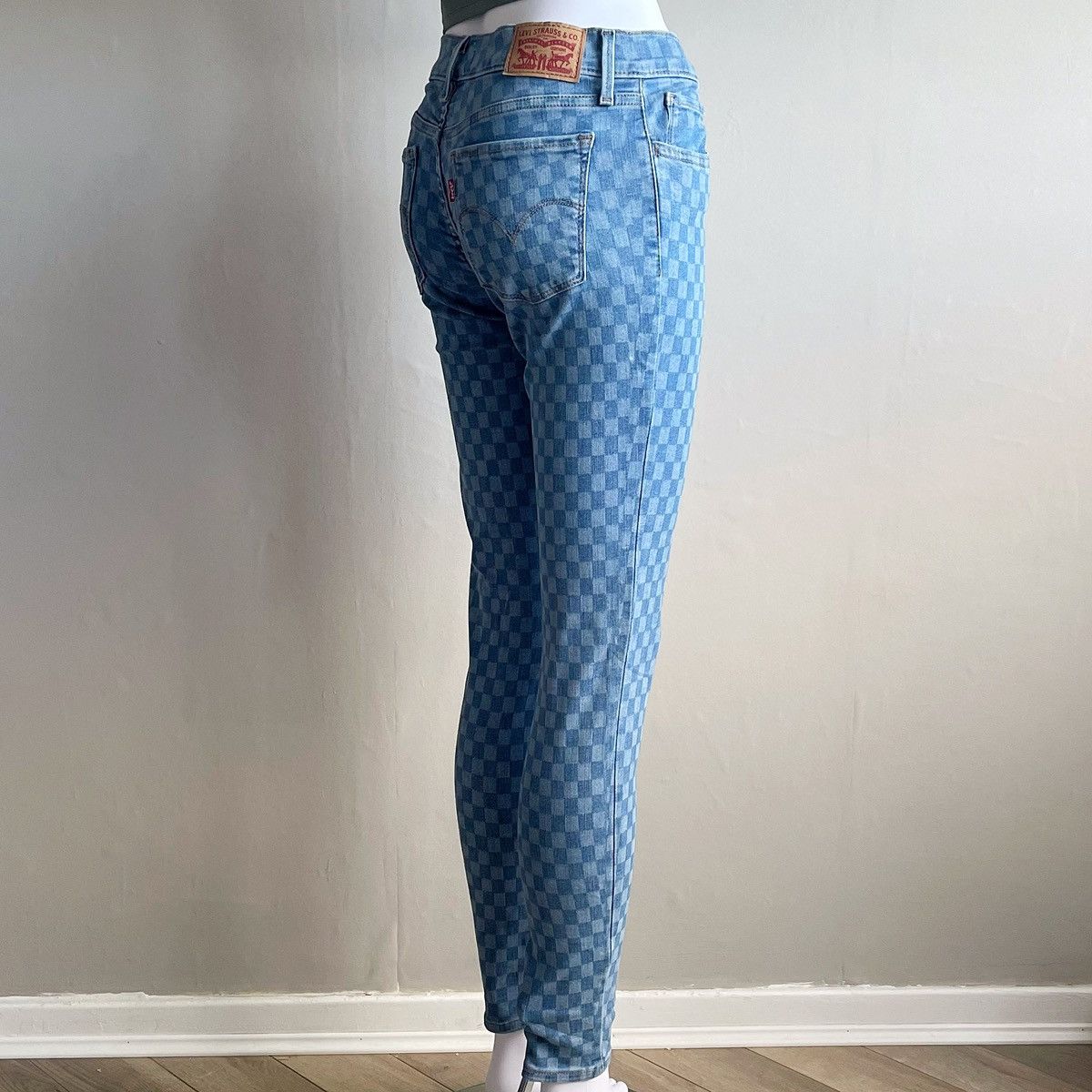 Levi's Levi's Check 710 Super Skinny Jeans Size 27" / US 4 / IT 40 - 4 Thumbnail