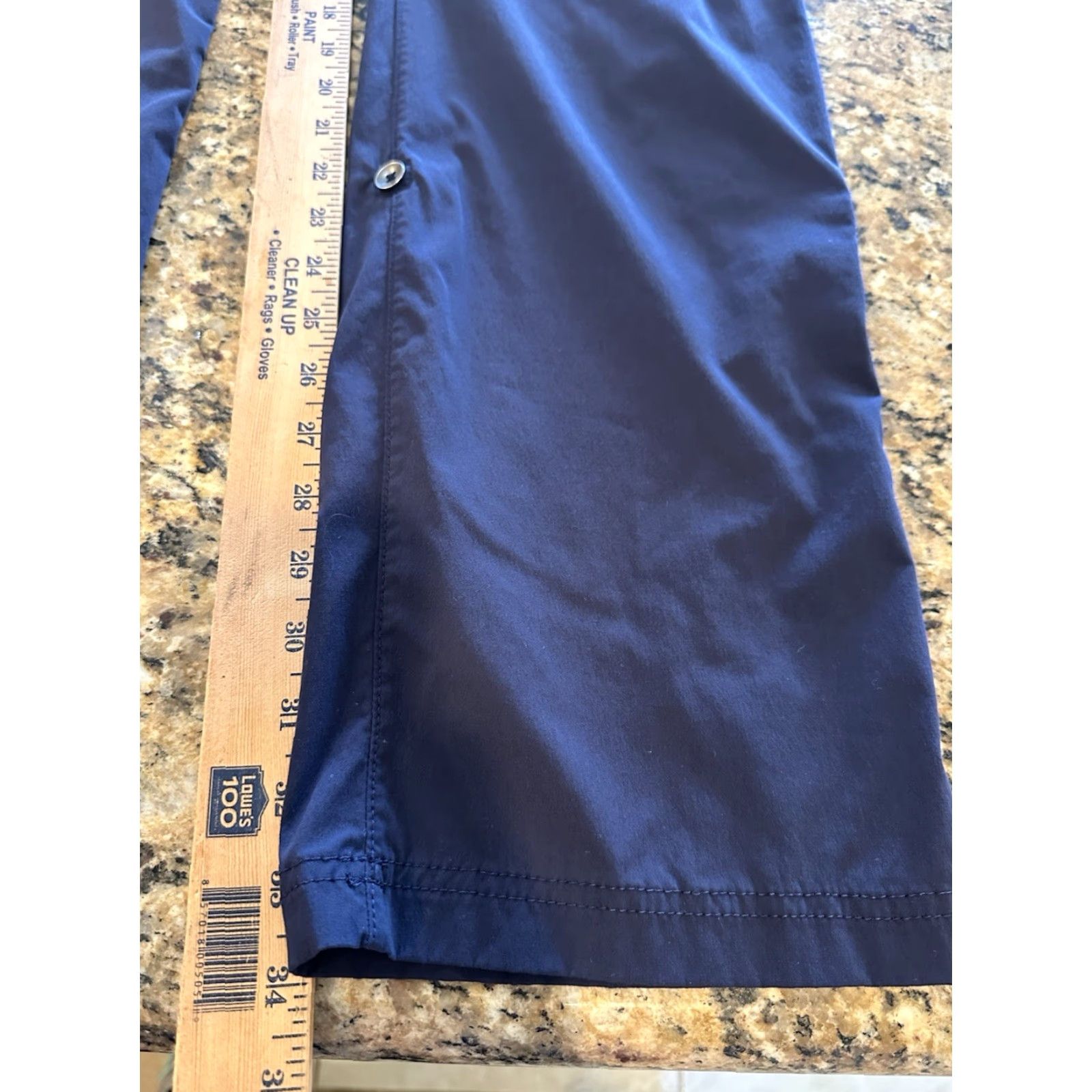 Eddie Bauer Eddie Bauer Pants Womens Tall 16 Navy Blue Outdoor Active Capri Zip Button Adjustable Capris 16T Tall Size 38" / US 16 / IT 52 - 7 Thumbnail