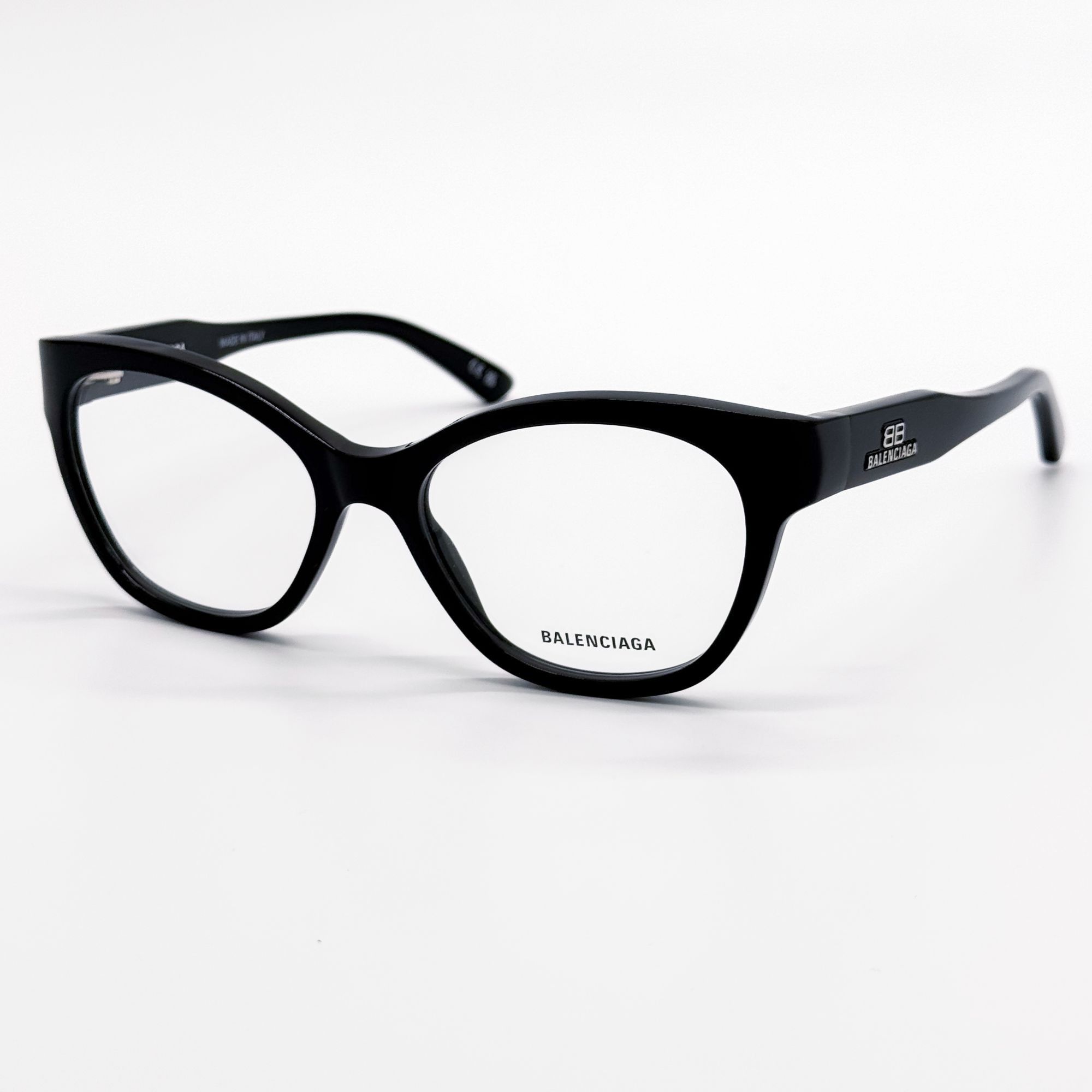 Balenciaga NEW BALENCIAGA EYEGLASSES BB0213O 001 ROUND BLACK WOMEN EYEW Size ONE SIZE - 3 Thumbnail