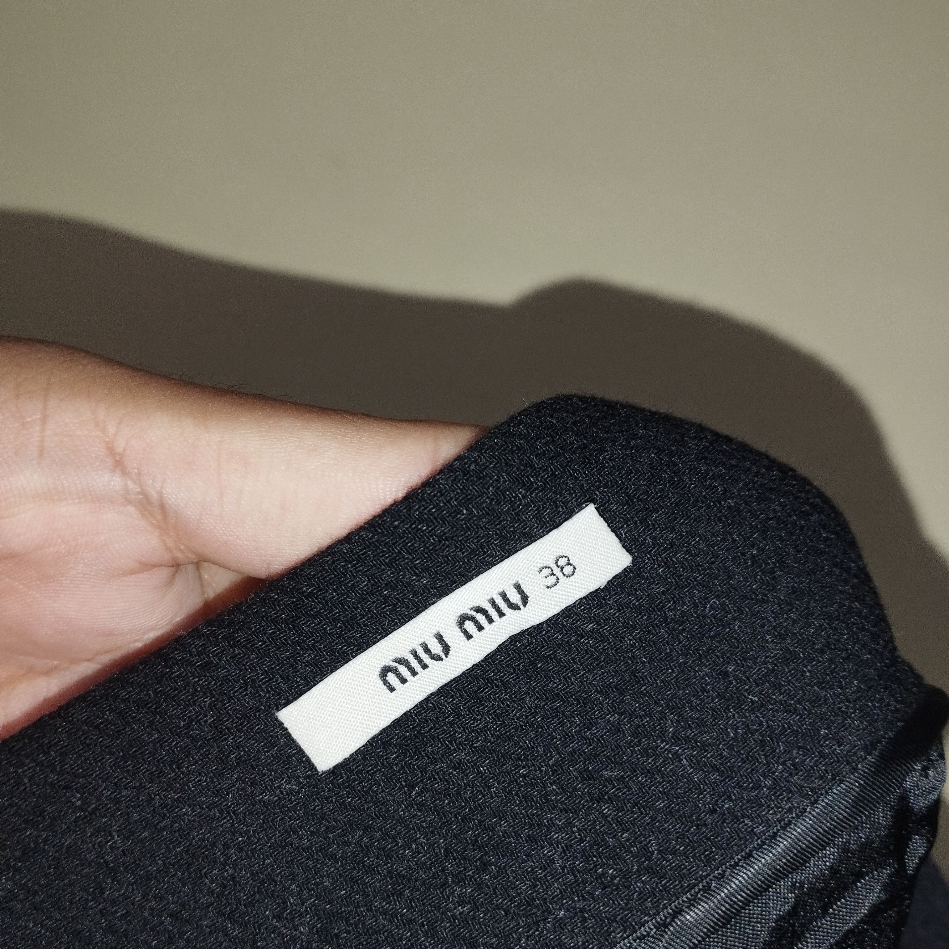 Miu Miu MIU MIU WOOL SKIRT Size 25" / US 0 / IT 36 - 2 Thumbnail
