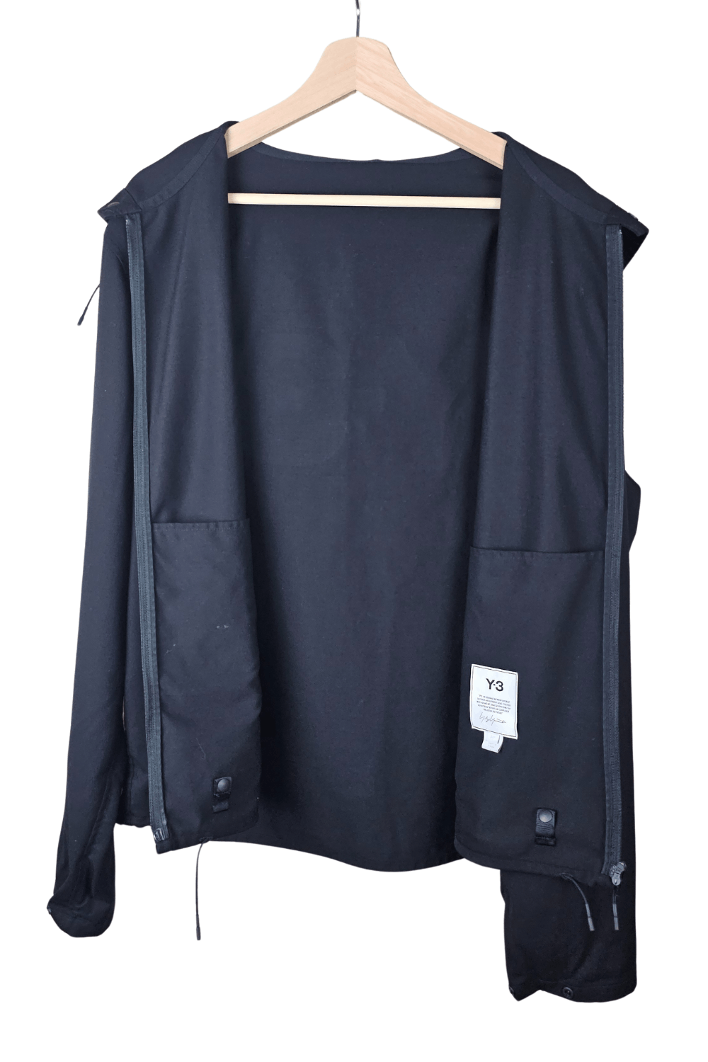 Yohji Yamamoto Y-3 (Yohji × adidas) Tech Wool Hooded Jacket — FW20 — Sz S Size US S / EU 44-46 / 1 - 15 Thumbnail