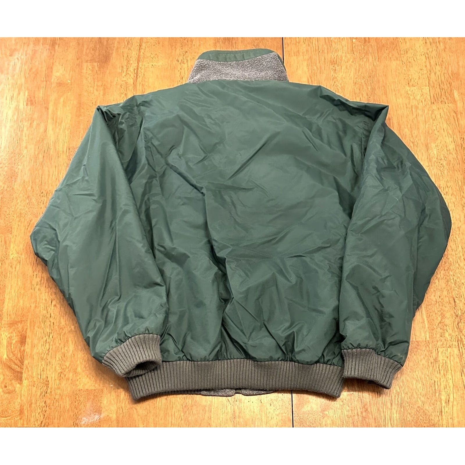 Vintage VINTAGE Ireland Fleece Lined Full Zip Jacket Large Green 90s Mens Size US L / EU 52-54 / 3 - 3 Thumbnail
