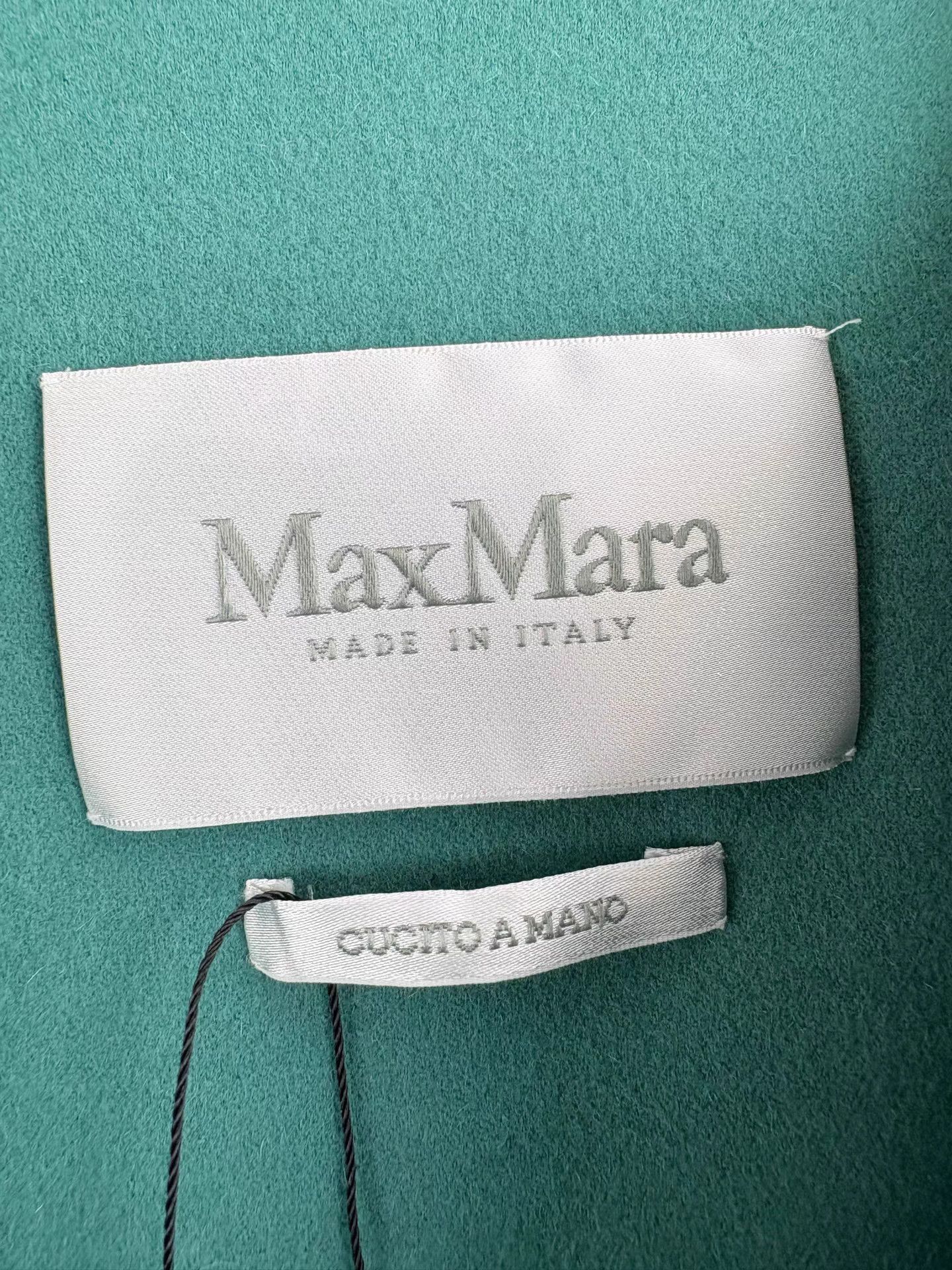 Max Mara MAXMARA Lake Green Wool Coat Size XXS / US 00 / IT 34 - 4 Thumbnail