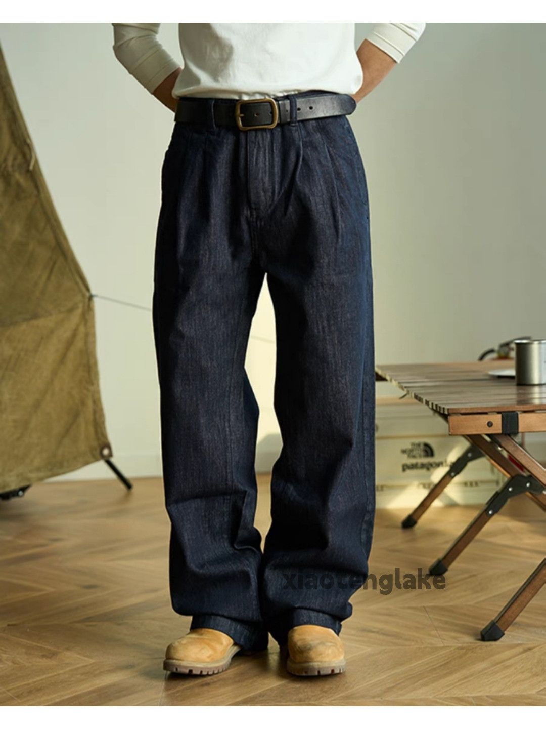 Jean zx rafsimons undercover style loose baggy pleated jeans Size US 36 / EU 52 - 3 Thumbnail