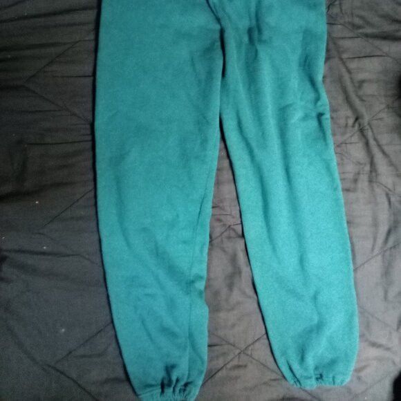 Jerzees × Vintage Vintage Jerzees Blank Sweatpants Joggers Trainers Teal Size US 32 / EU 48 - 7 Thumbnail